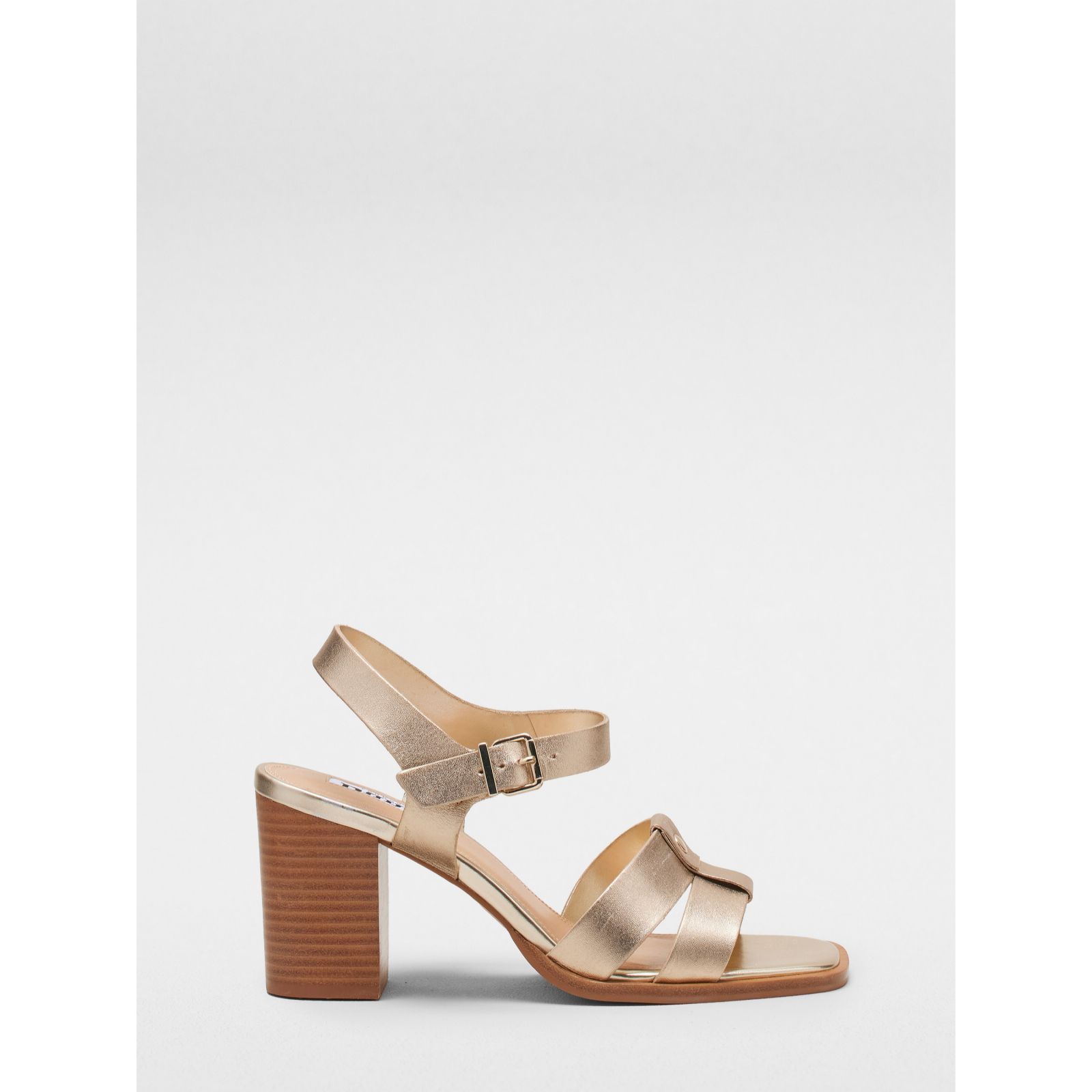 Outlet Dune London Jessia Leather Heeled Sandal