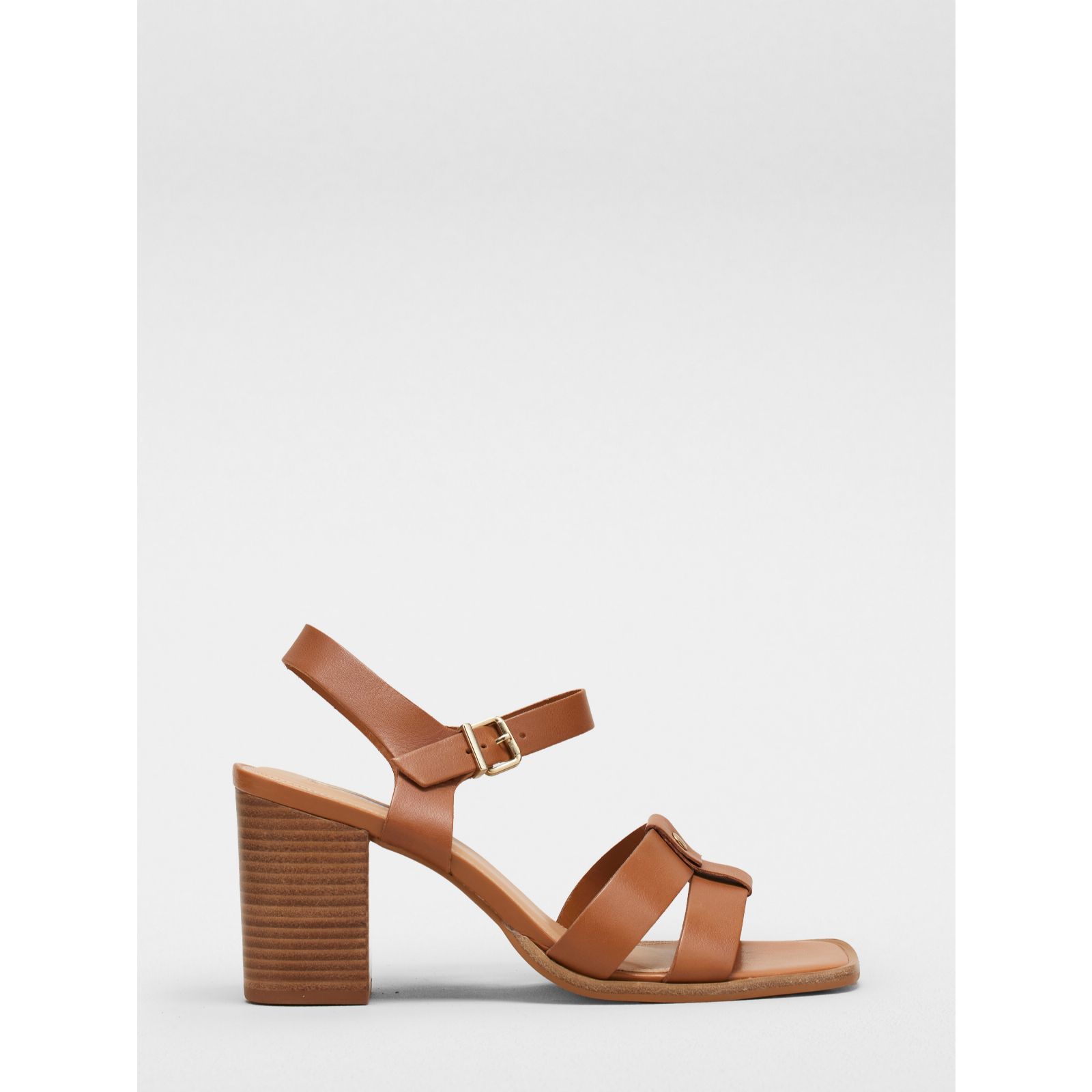 Outlet Dune London Jessia Leather Heeled Sandal