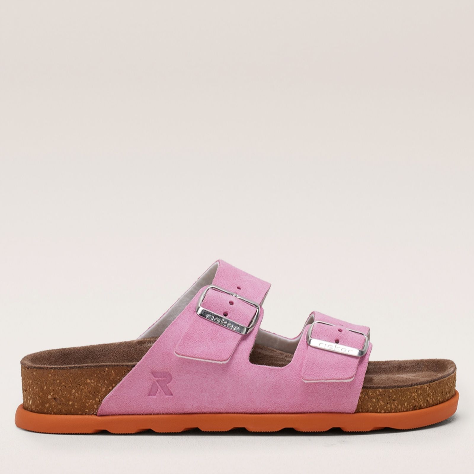 Rieker Two Strap Leather Sandal