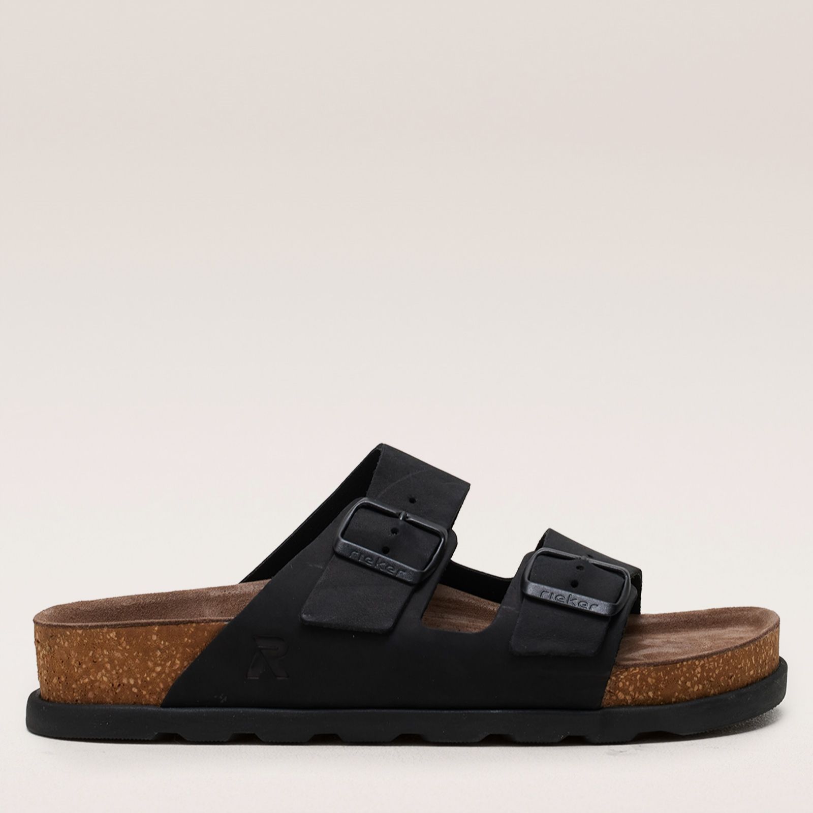Rieker Two Strap Leather Sandal
