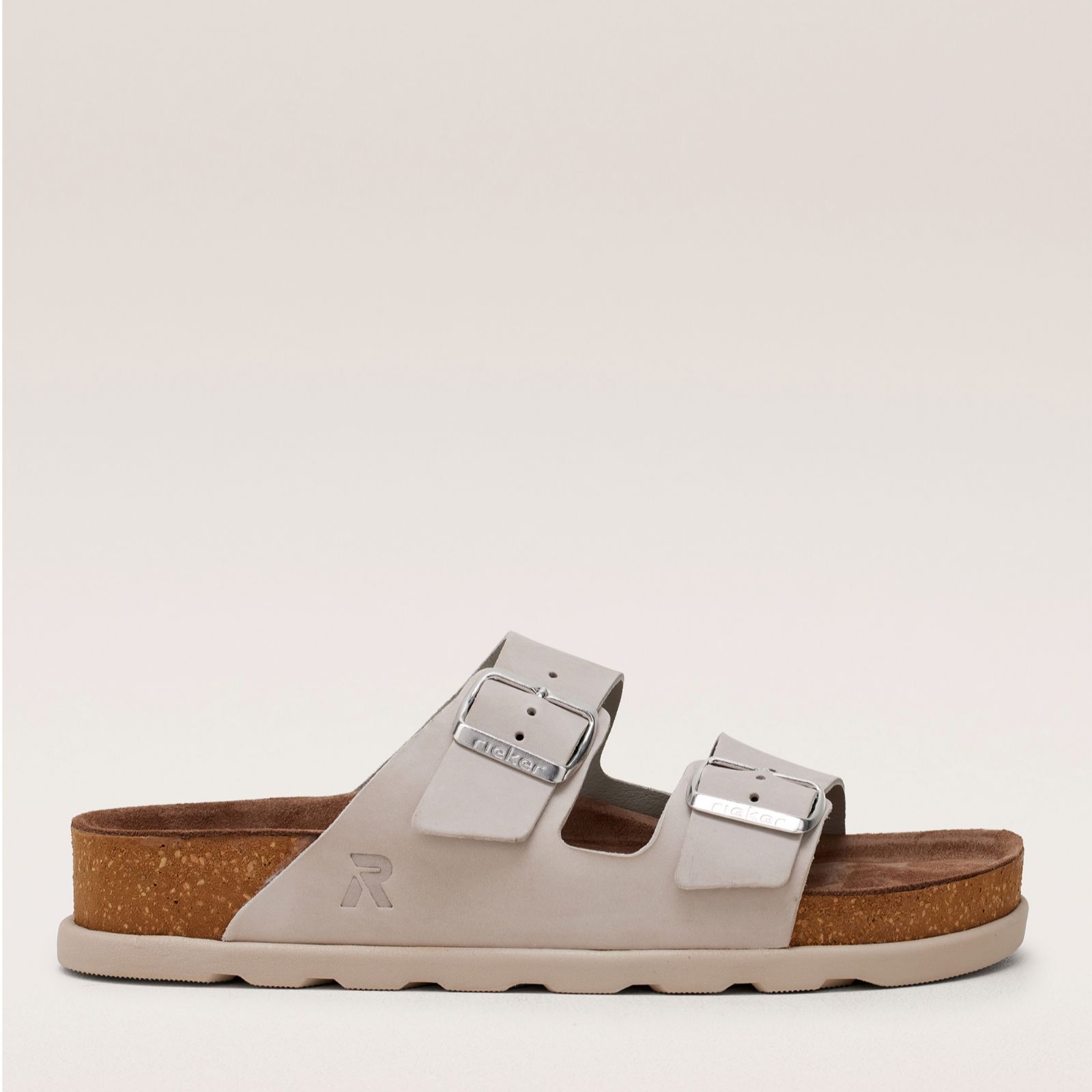 Rieker Two Strap Leather Sandal