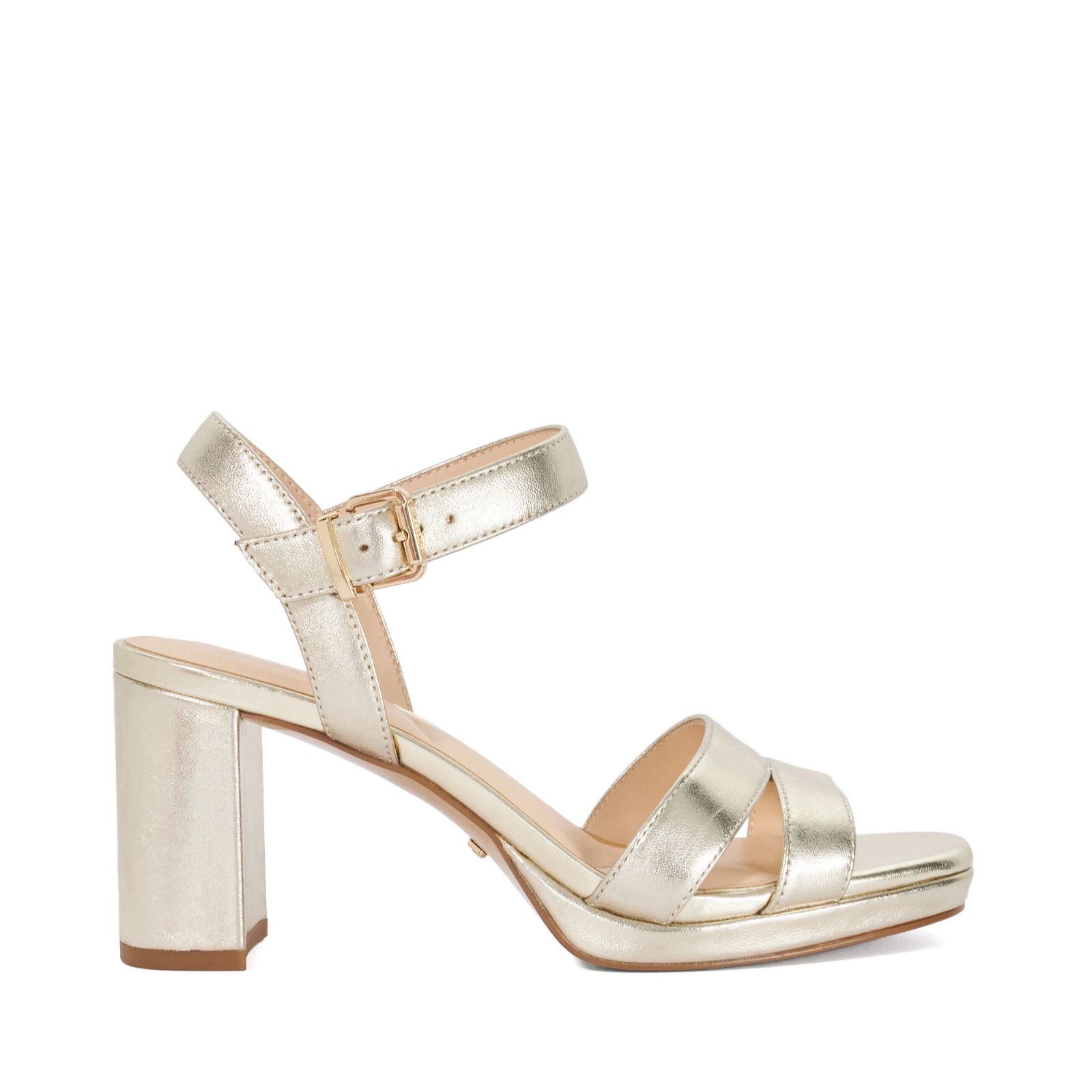 Dune London Manifesting Block Heel Sandal