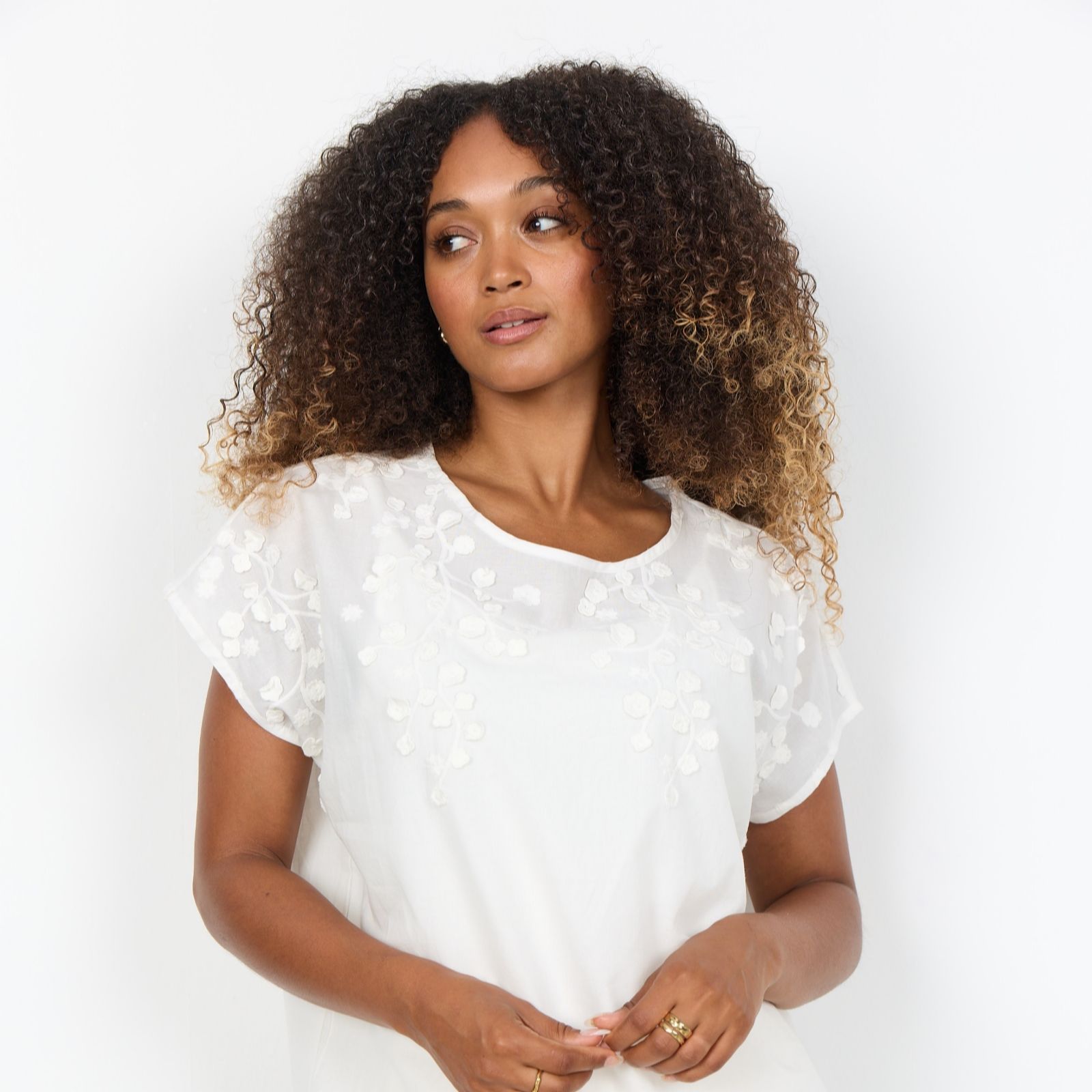  SOYACONCEPT Fahima Floral Detail Top