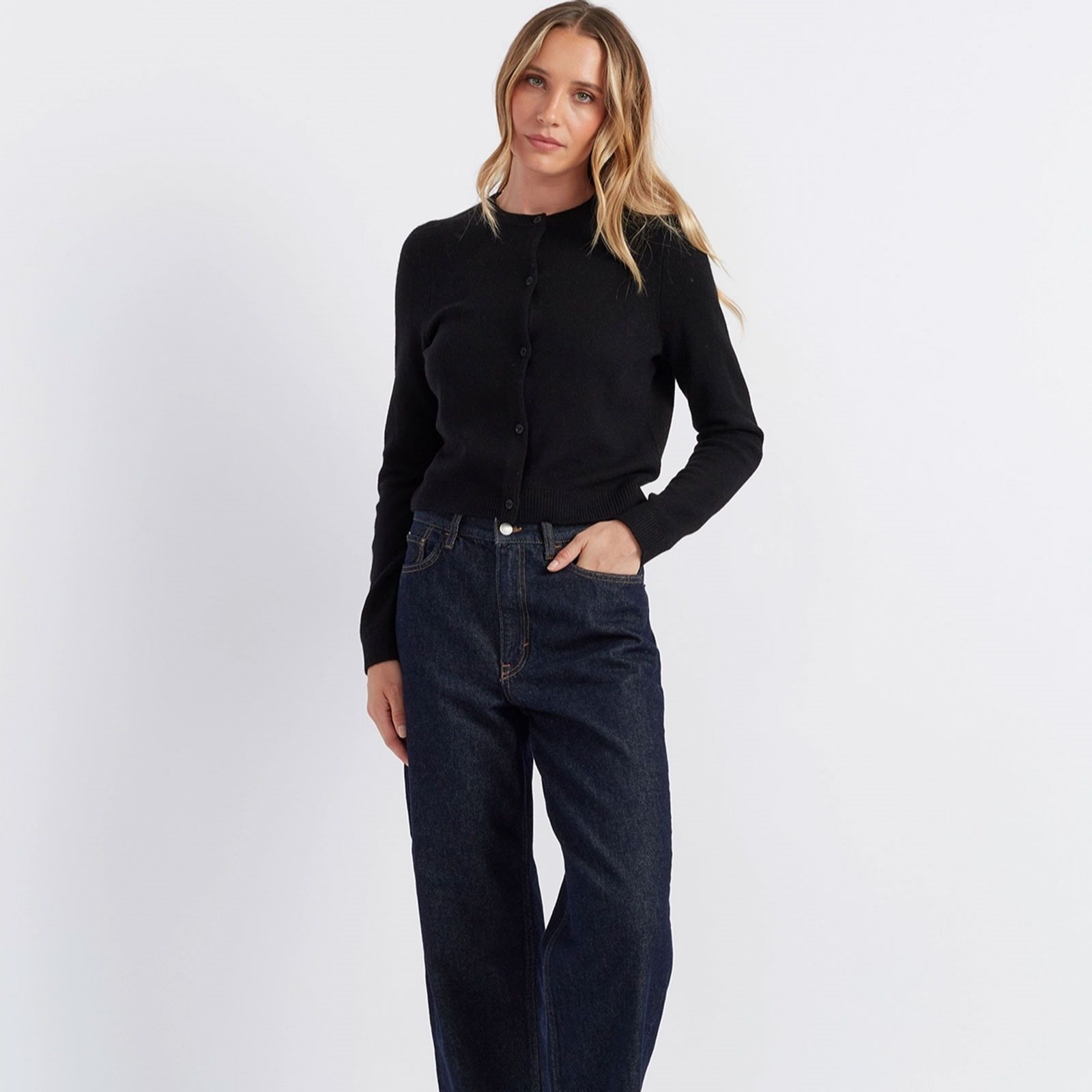 Chinti & Parker 100% Cloud Cashmere Long Sleeve Cardigan