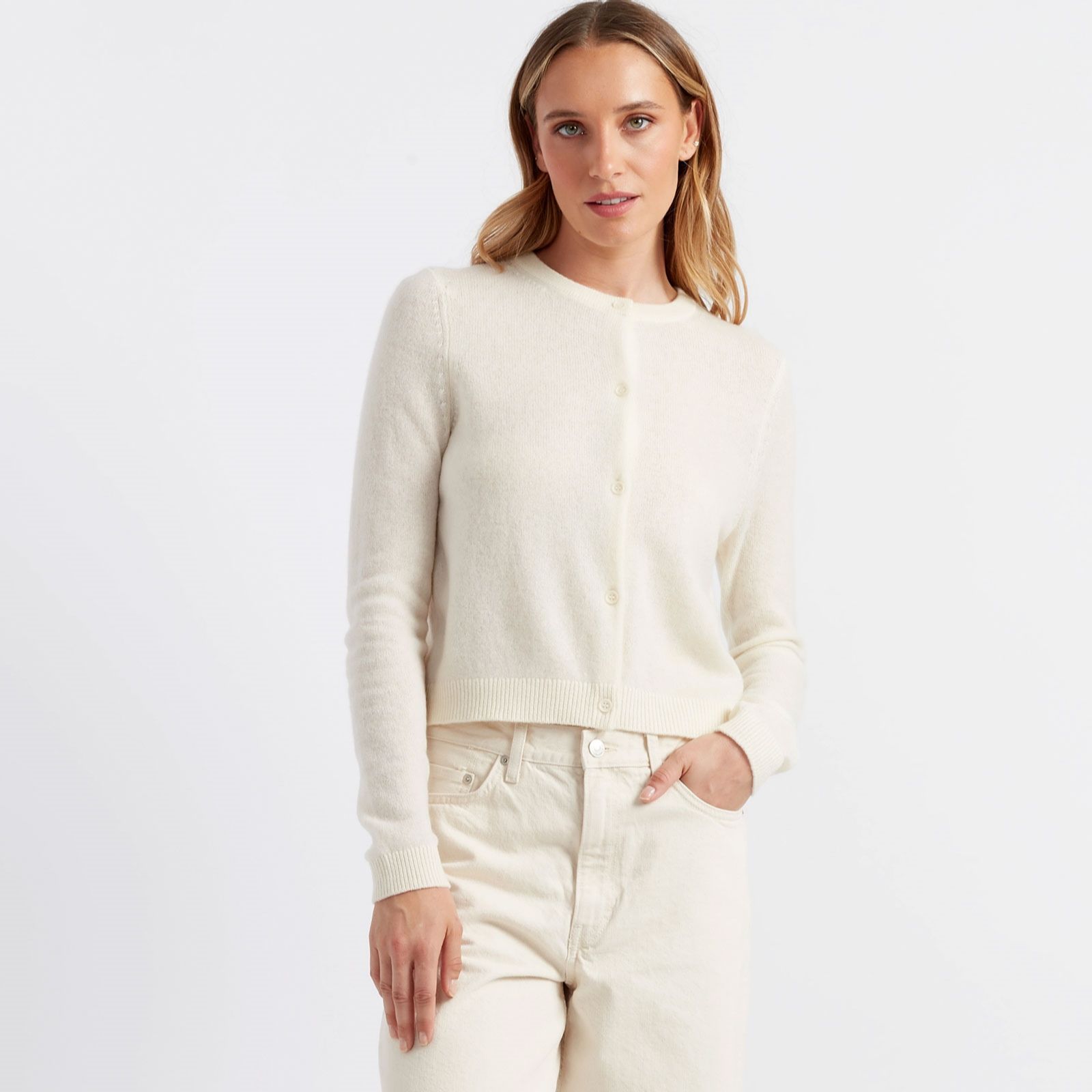 Chinti & Parker 100% Cloud Cashmere Long Sleeve Cardigan