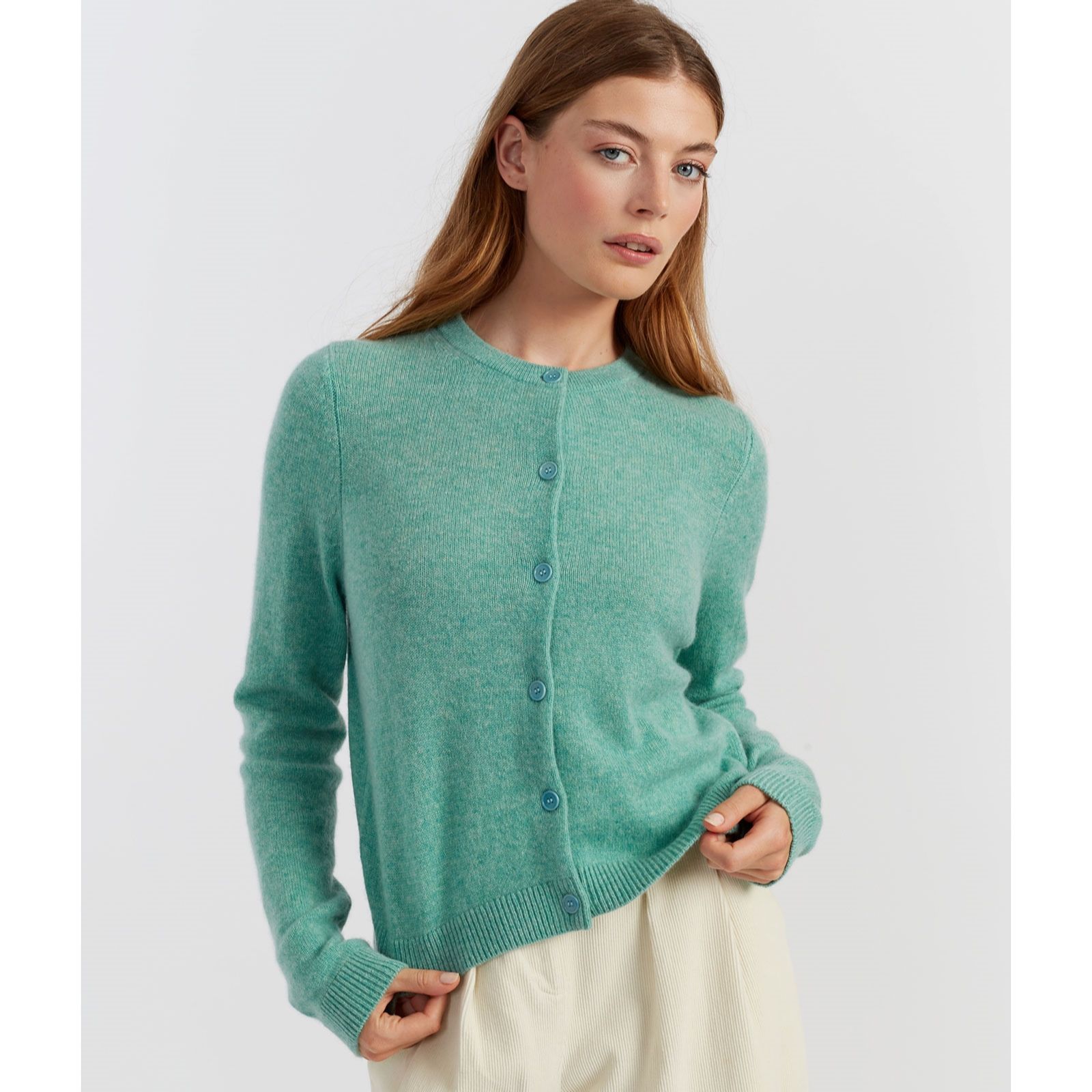 Chinti & Parker 100% Cloud Cashmere Long Sleeve Cardigan