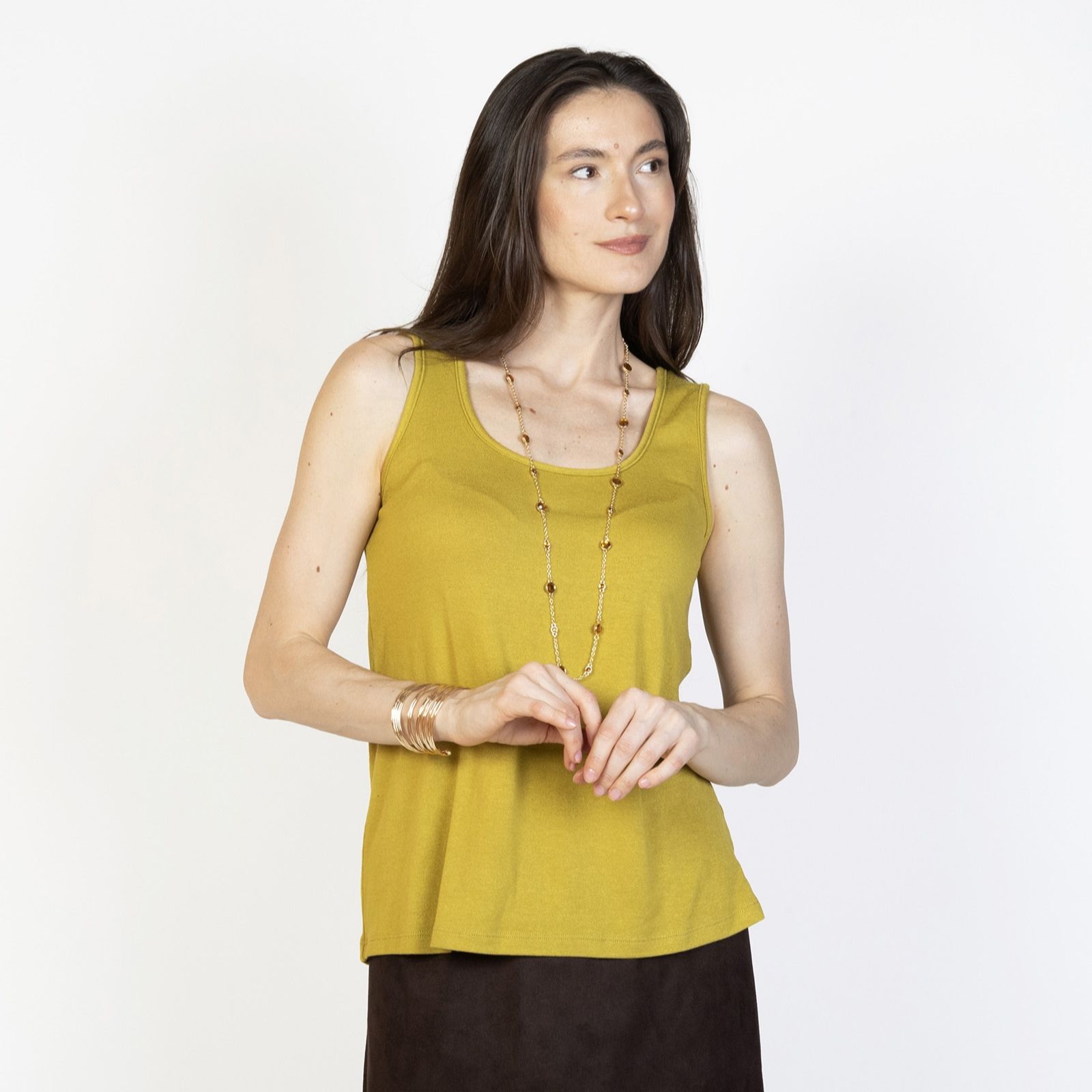 Kim & Co Fine Sweater Knit Revirsible Essential Top