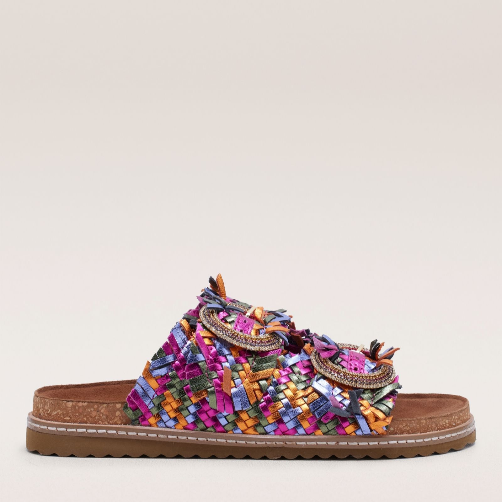 Outlet Moda in Pelle Olisia Leather Slide