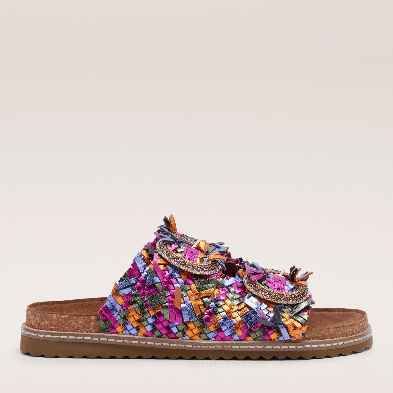 Outlet Moda in Pelle Olisia Leather Slide