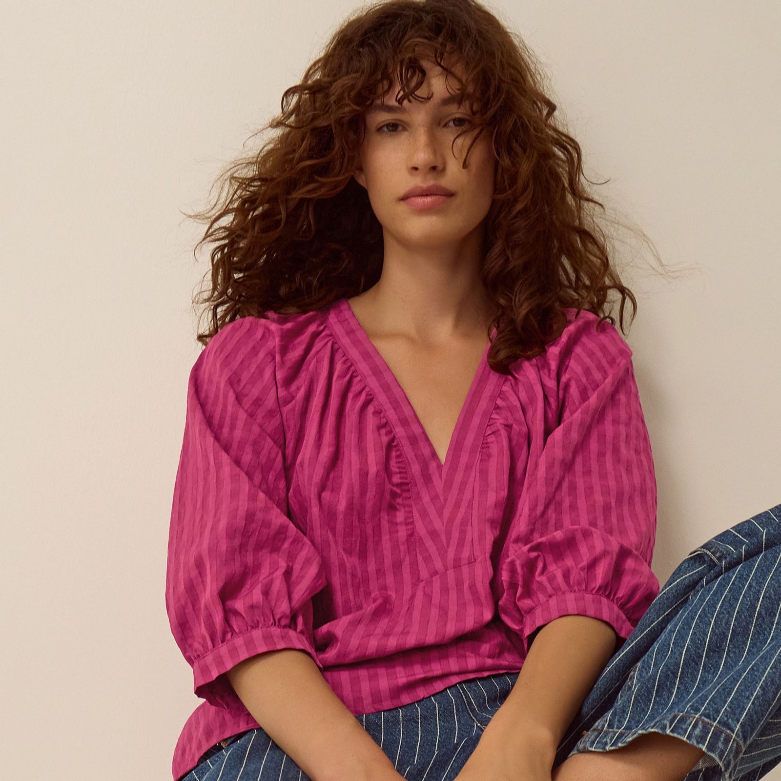 Monsoon Sophia Textured Blouse