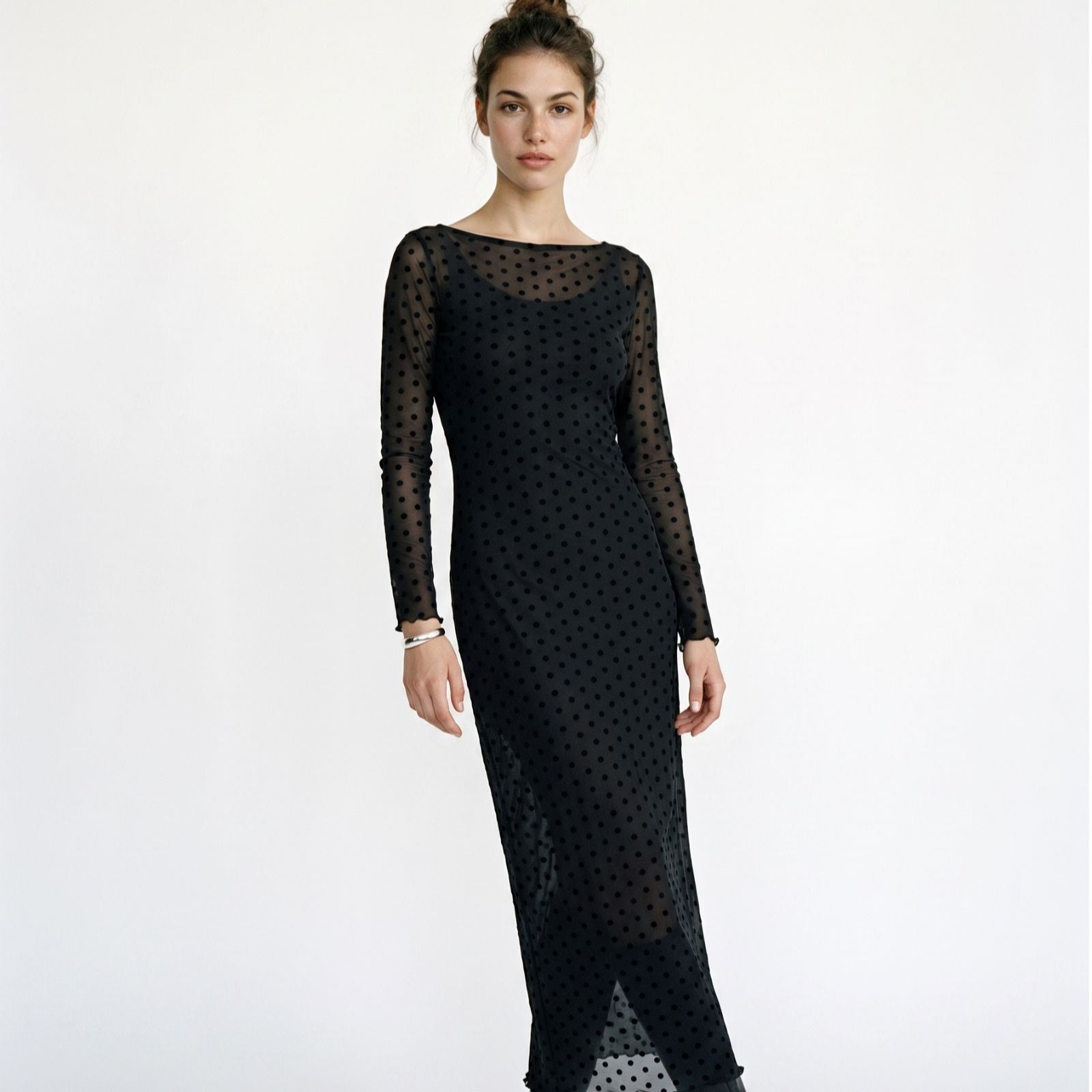 Vero Moda Mesh Midi Dress