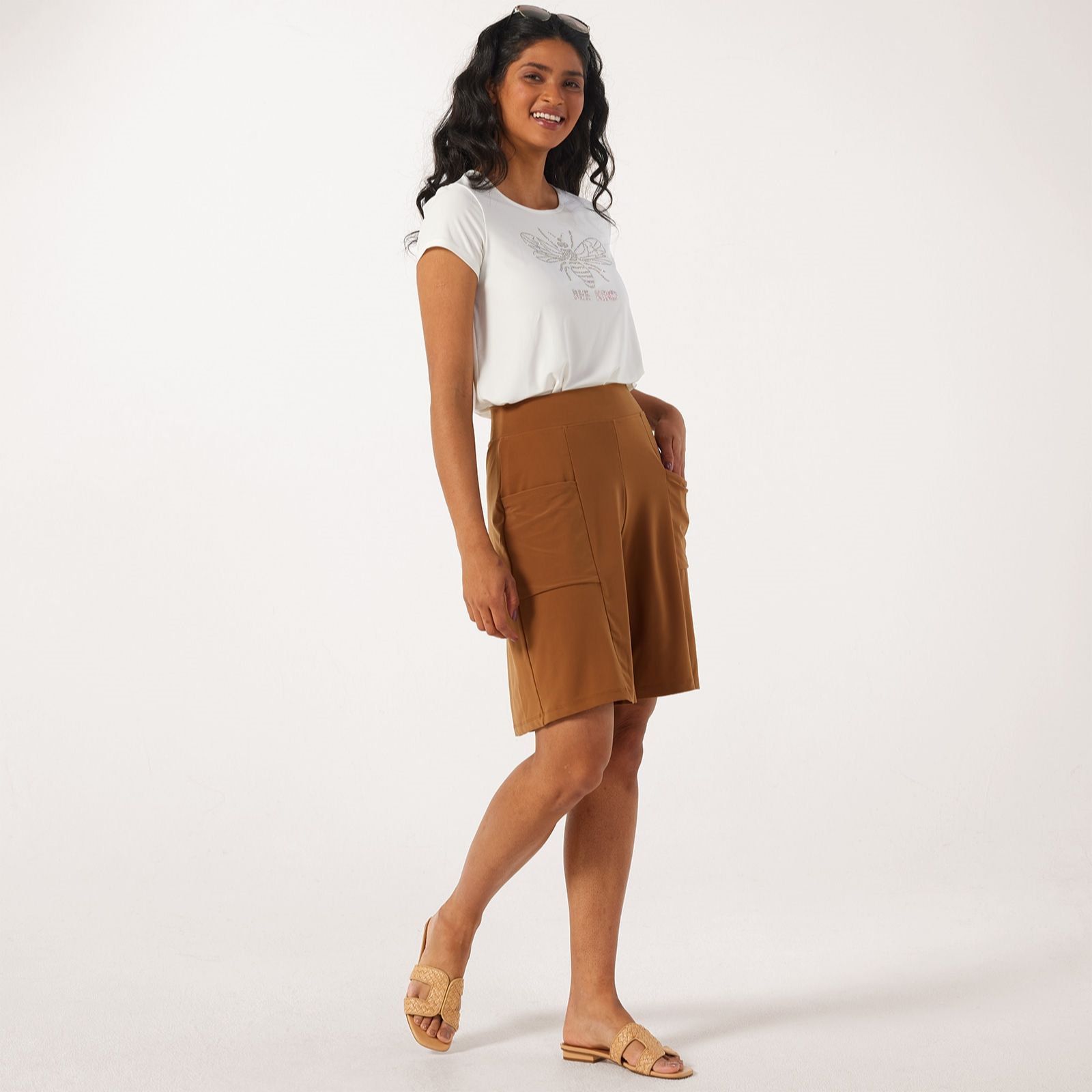 Kim & Co Brazil Jersey Cargo Shorts