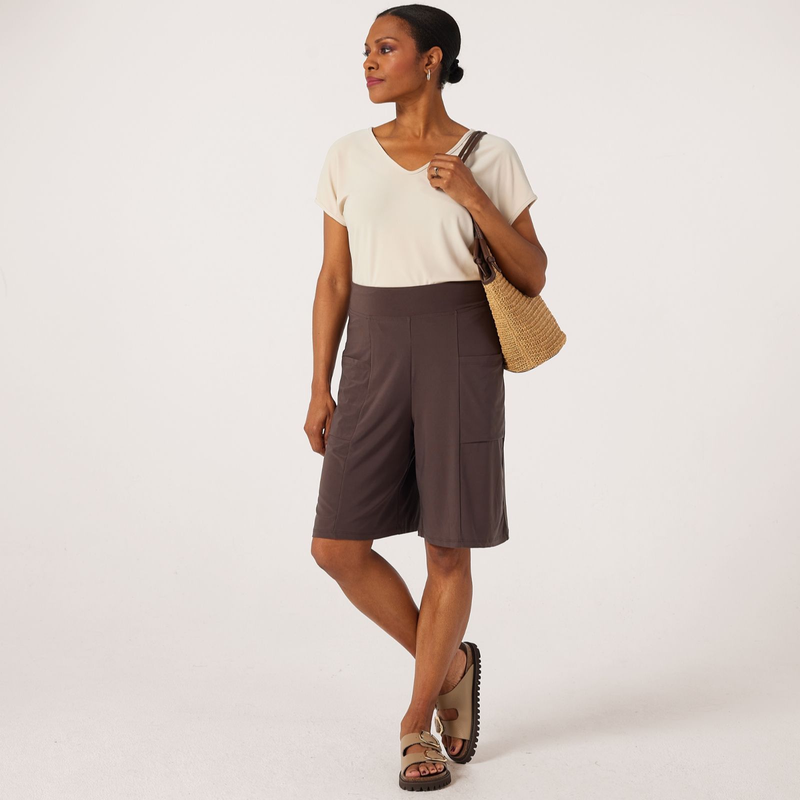 Kim & Co Brazil Jersey Cargo Shorts