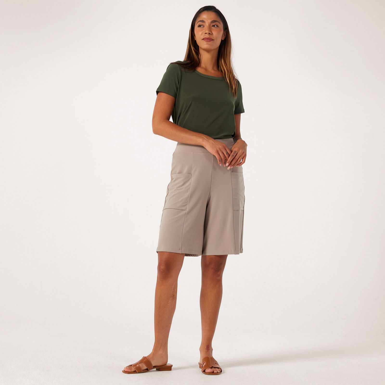 Kim & Co Brazil Jersey Cargo Shorts