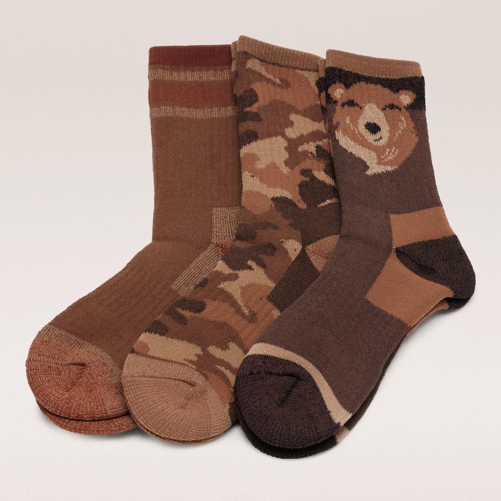 Muk Luks Mens 3pk Heat Retainer Socks