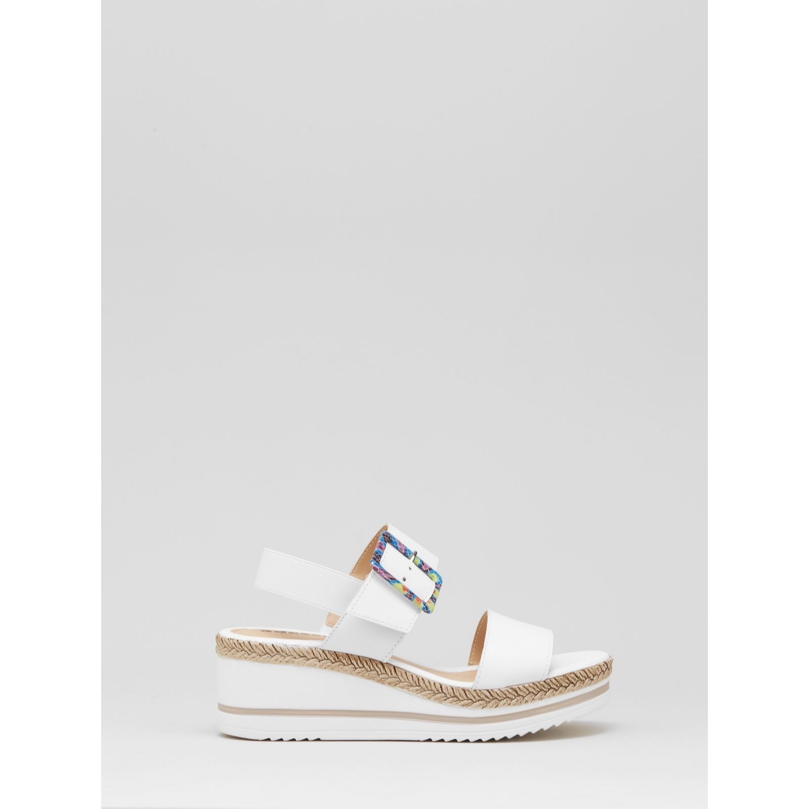 Outlet Adesso Monica Buckle Strap Wedge Sandal
