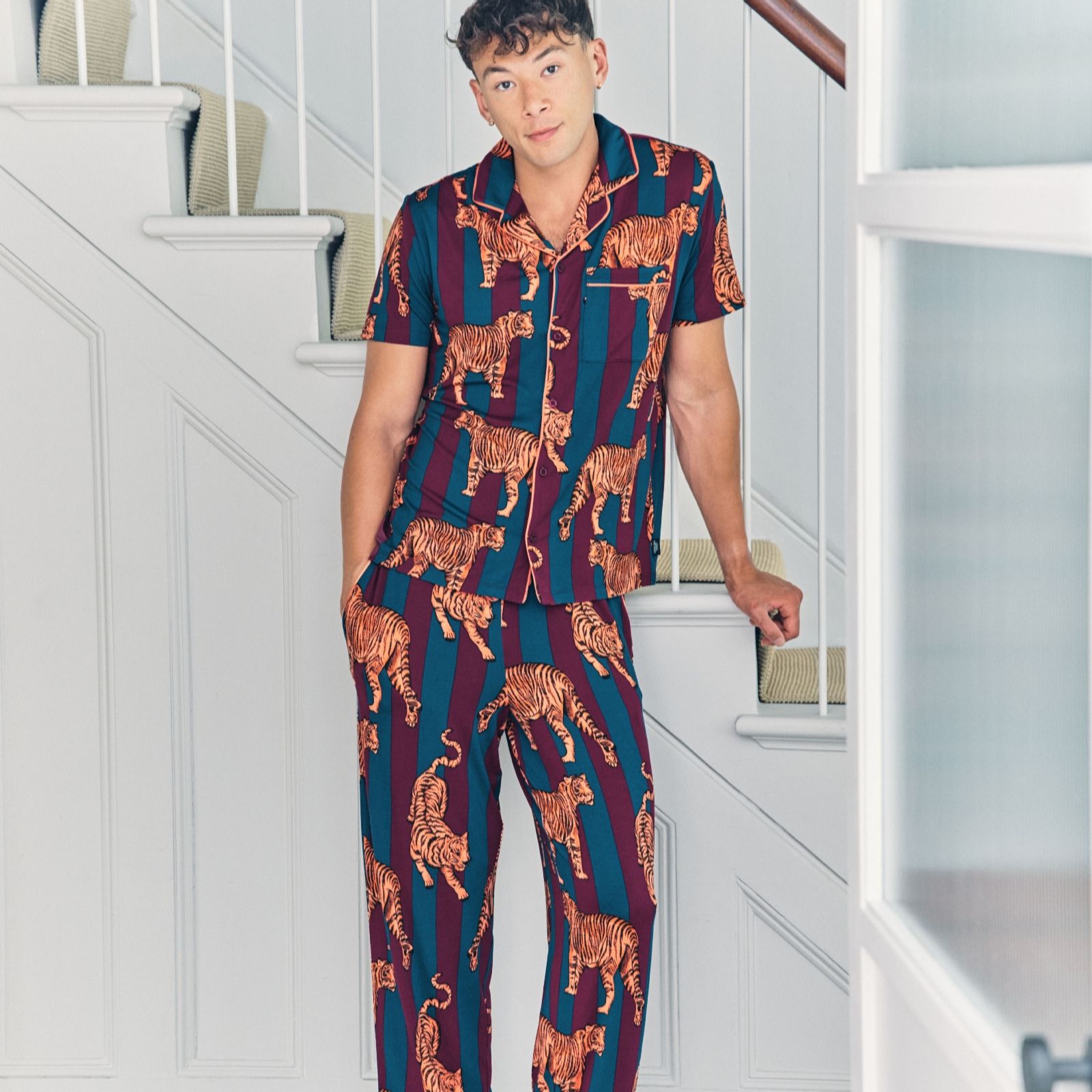 Chelsea Peers Men's Short-Sleeve PJ Set