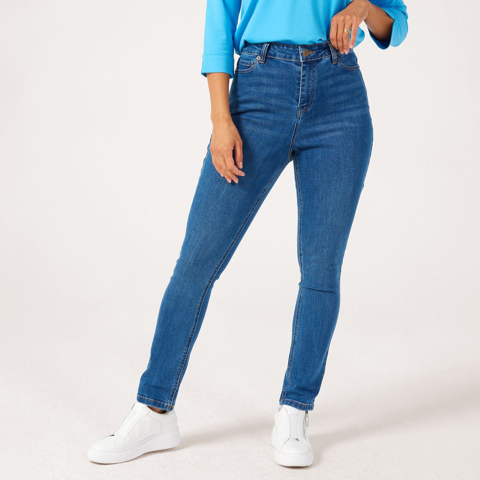 Ruth Langsford Classic Wash Slim Leg Jeans Petite