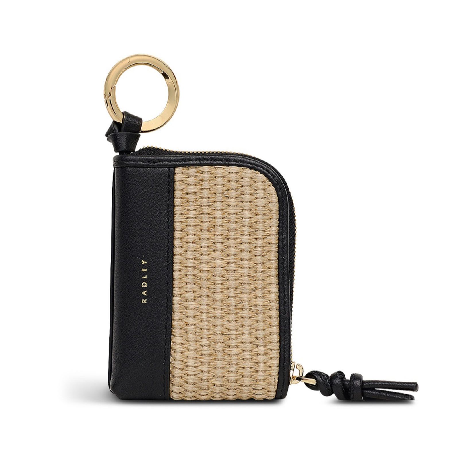 Radley Golden Lane Raffia Small Bag Charm