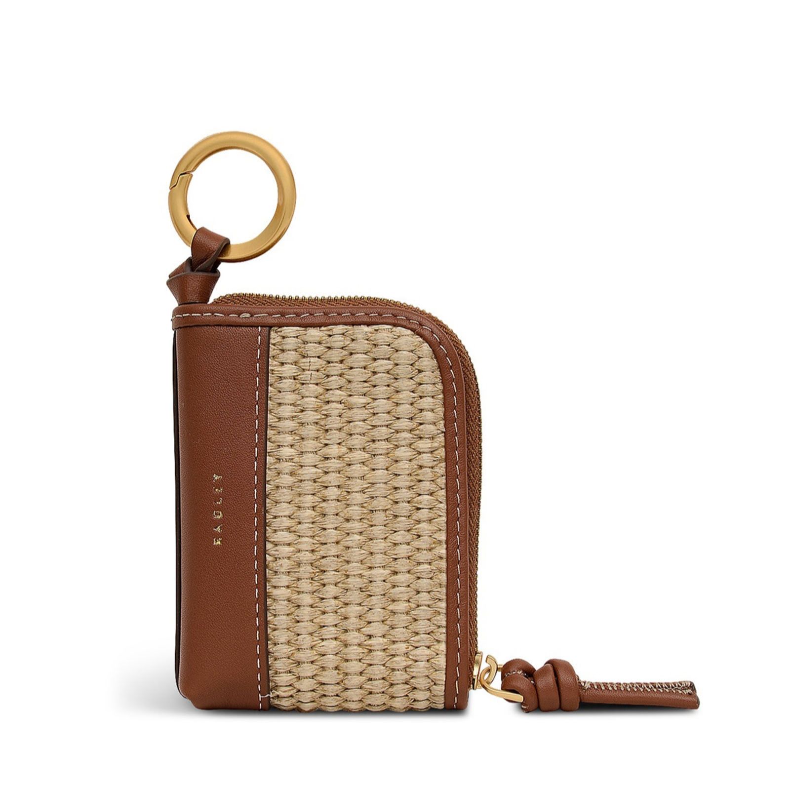 Radley Golden Lane Raffia Small Bag Charm