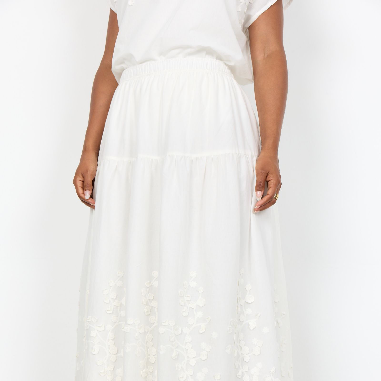SOYACONCEPT Fahima Floral Detail Skirt
