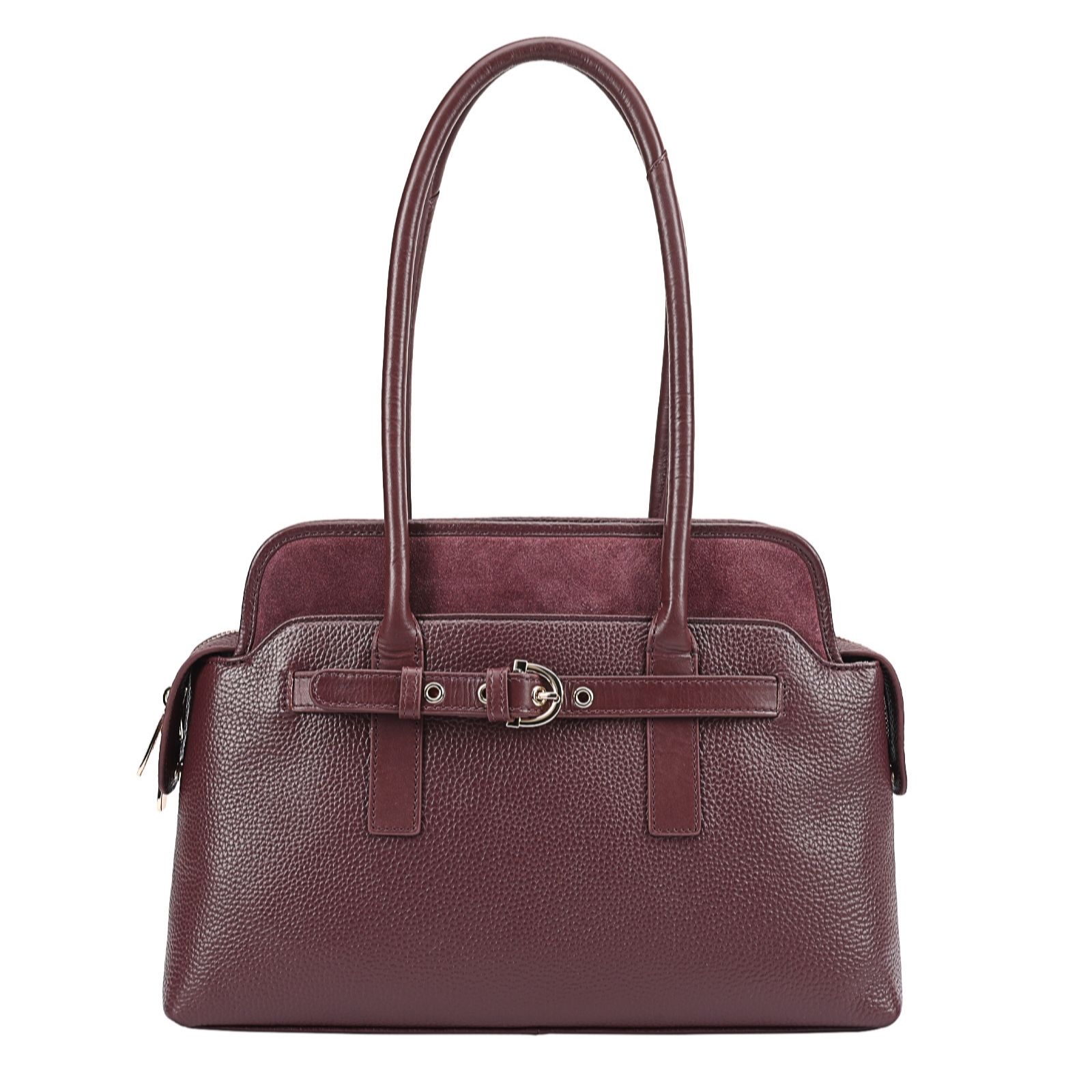 Outlet Paul Costelloe Dressage Shoulder Bag with Suede Panel