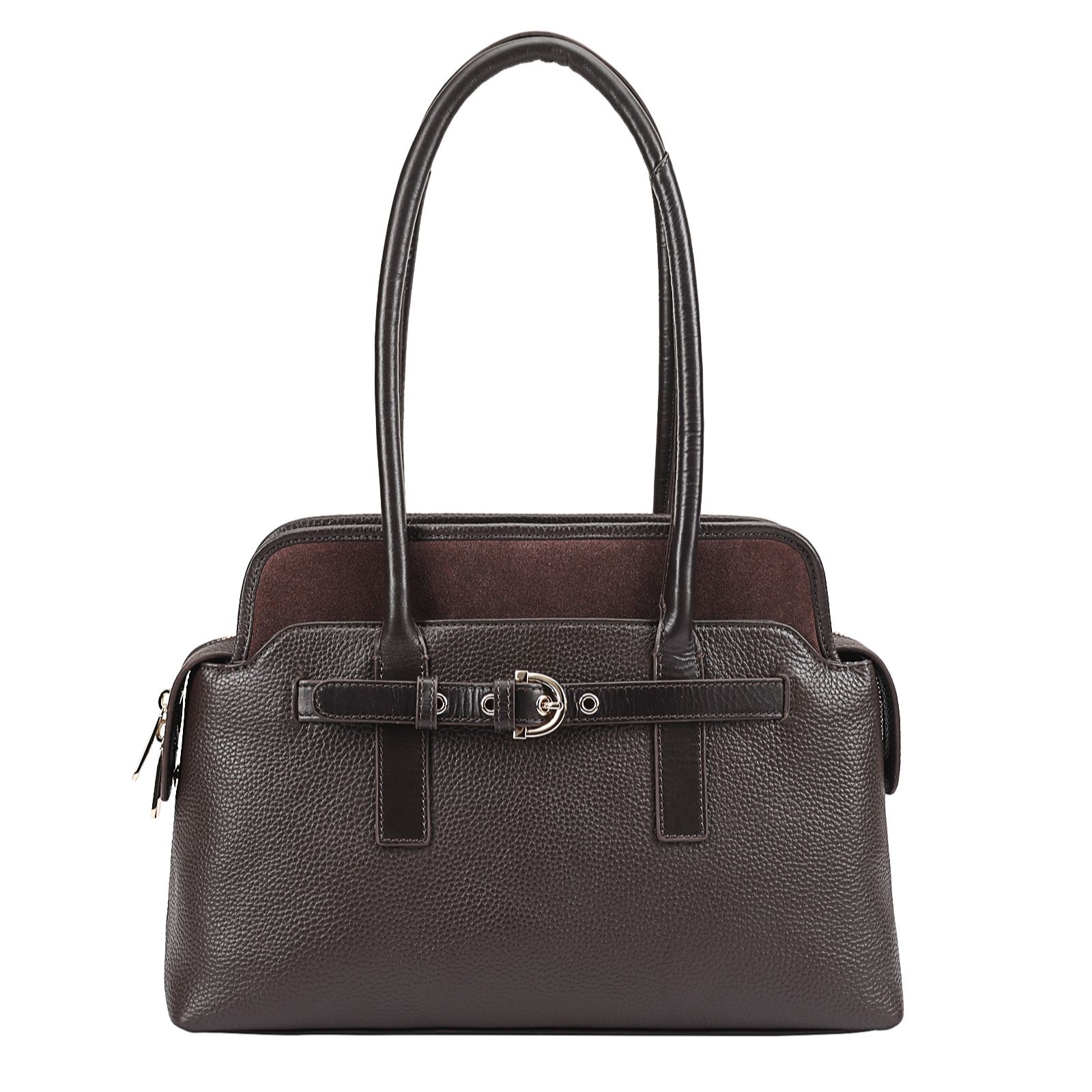Outlet Paul Costelloe Dressage Shoulder Bag with Suede Panel