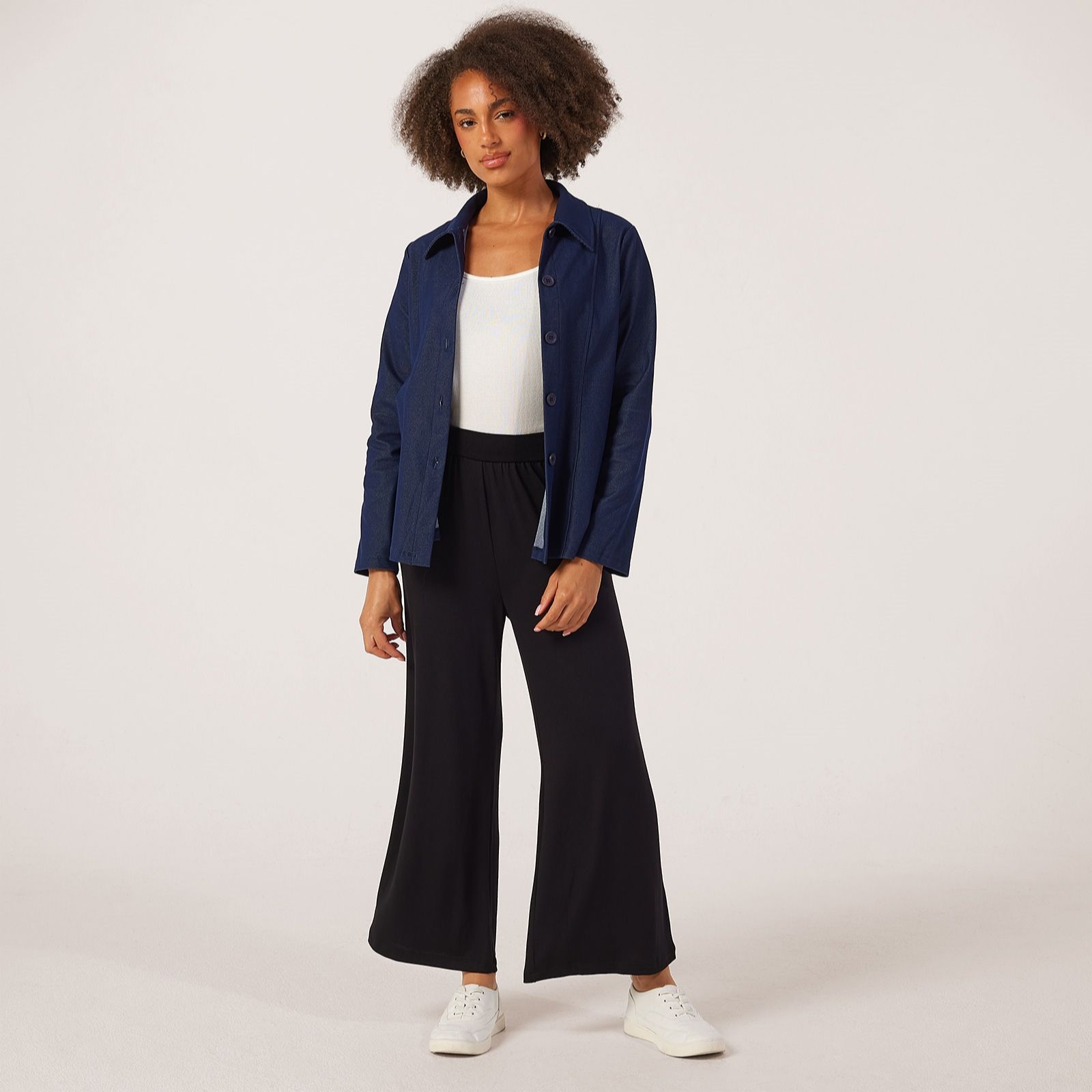 Kim & Co Fine Sweater Knit Ankle Length Riviera Standard Trousers