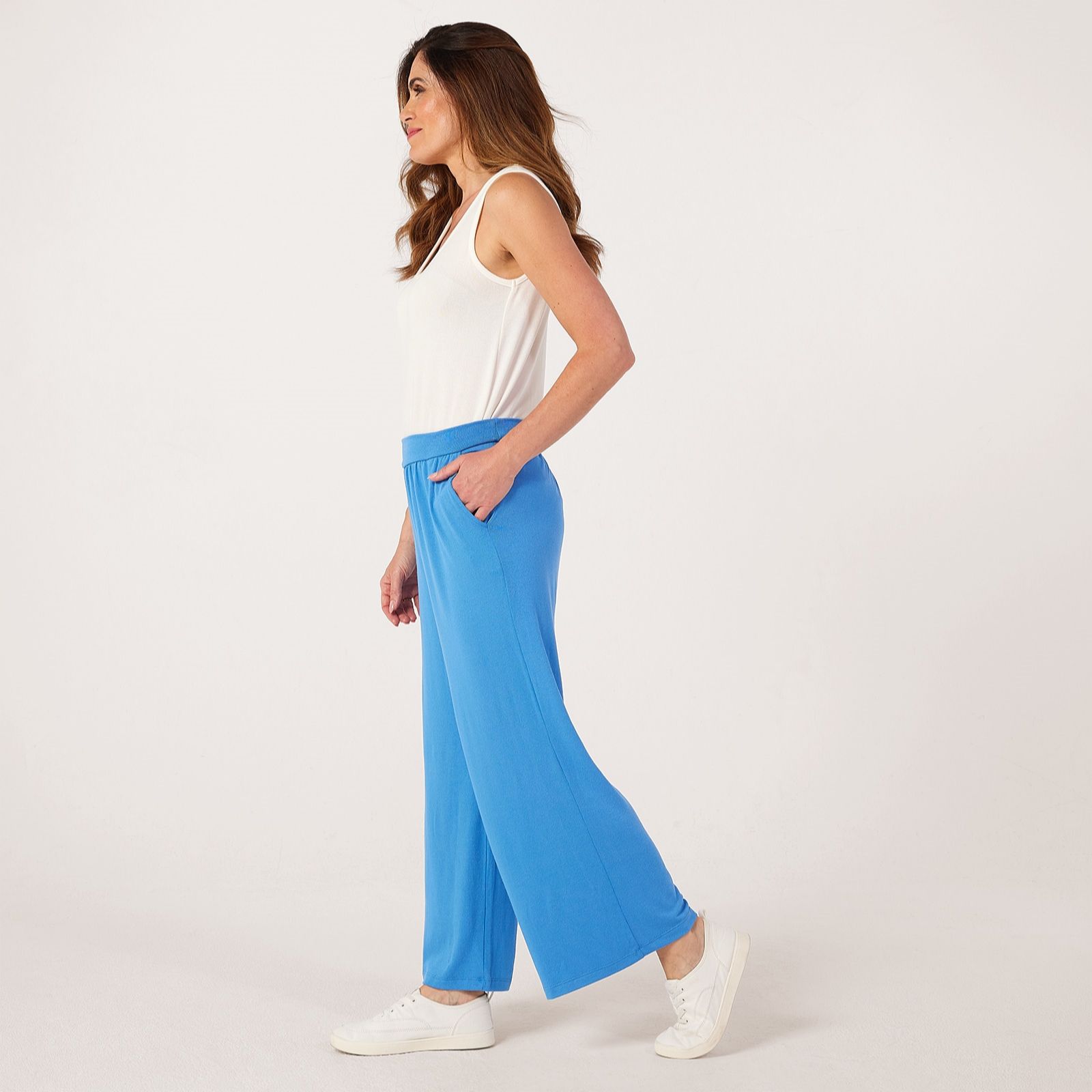 Kim & Co Fine Sweater Knit Ankle Length Riviera Standard Trousers