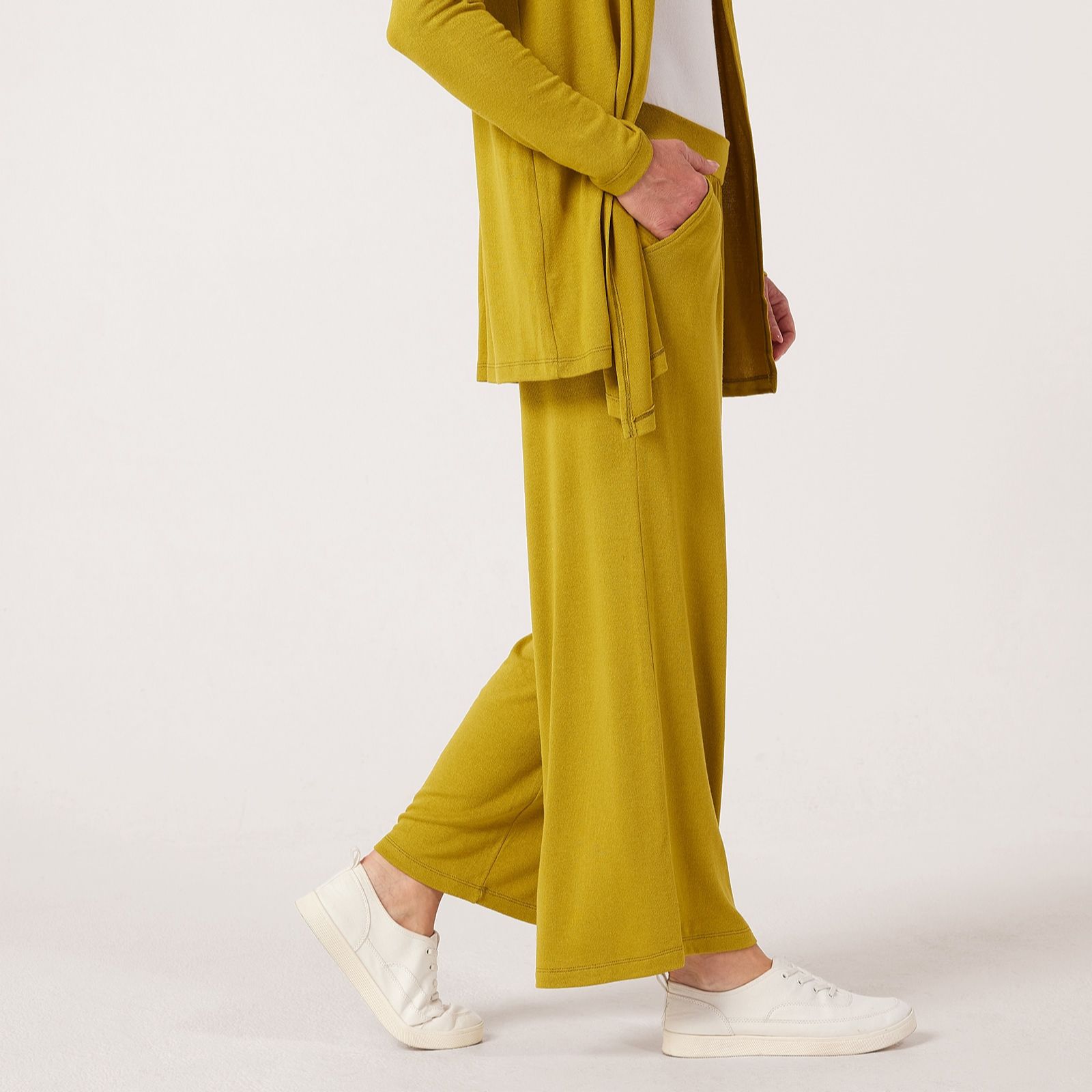 Kim & Co Fine Sweater Knit Ankle Length Riviera Standard Trousers
