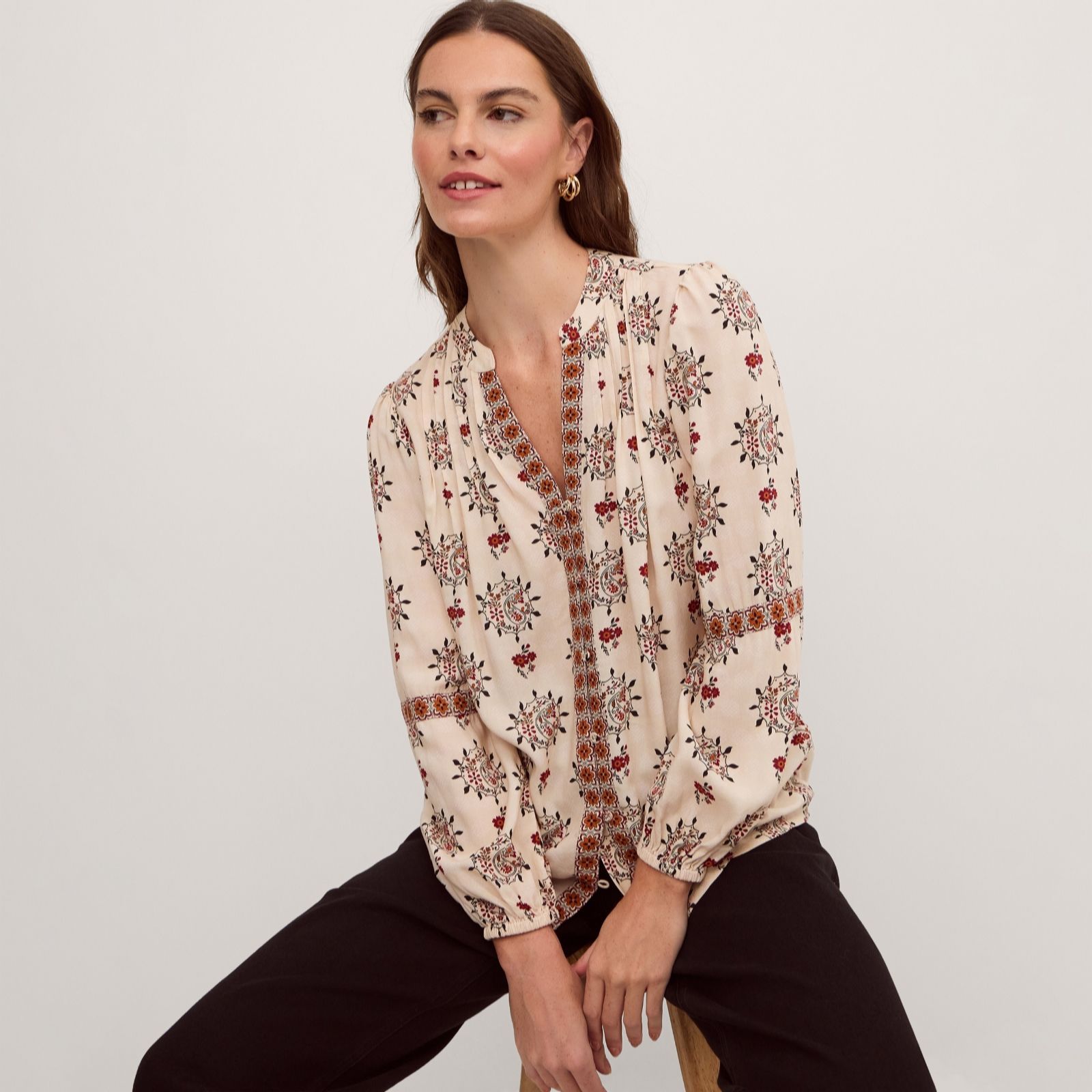 Monsoon Carrie Print Shirt