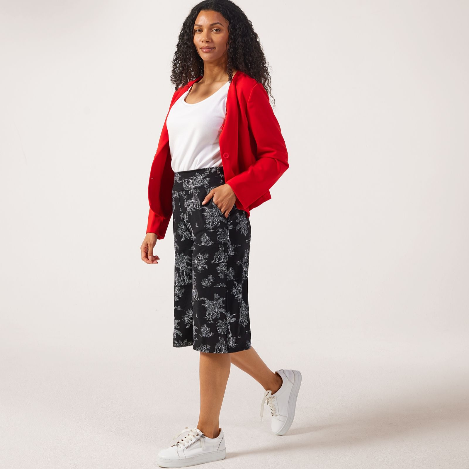 Kim & Co Brazil Jersey City Shorts with Pockets