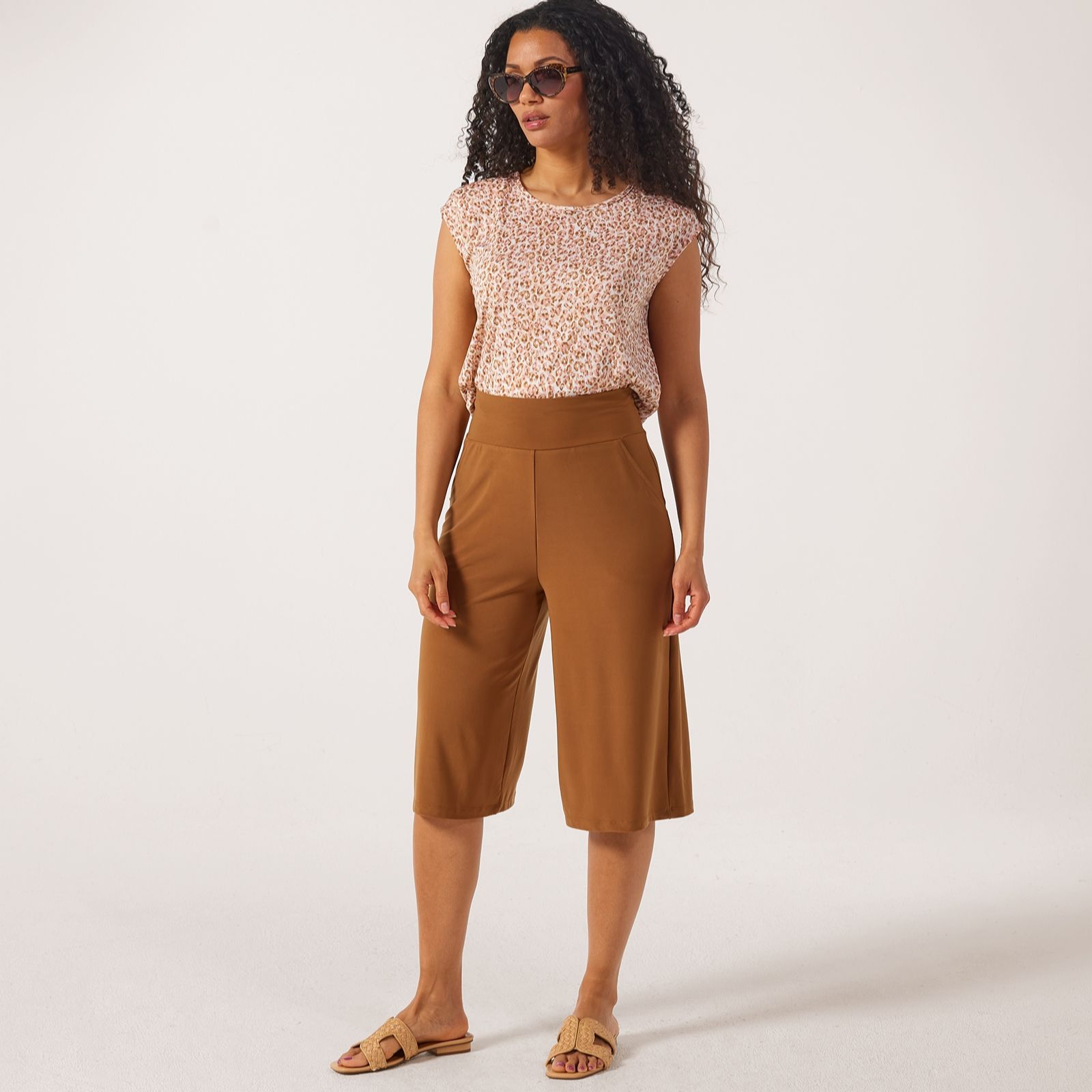 Kim & Co Brazil Jersey City Shorts with Pockets