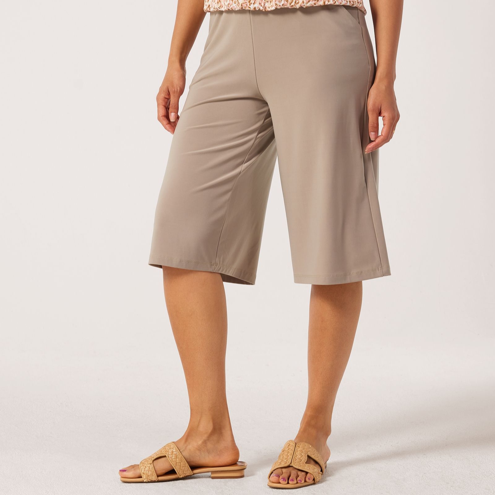 Kim & Co Brazil Jersey City Shorts with Pockets