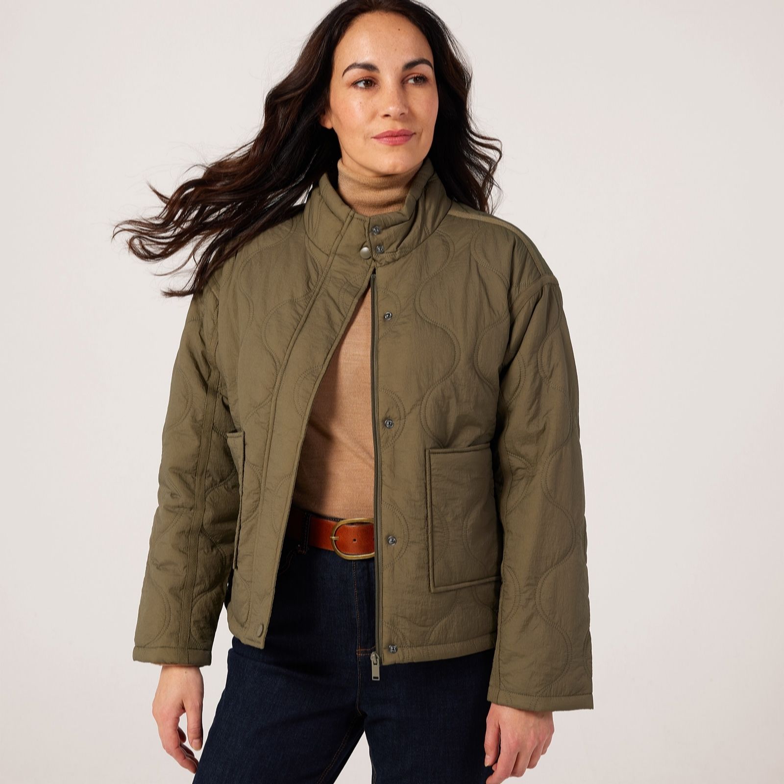 Centigrade Onion Quilt Short Padded Jacket