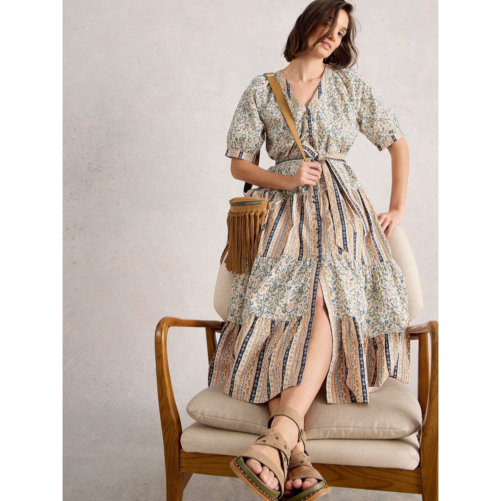 White Stuff Clementine Midi Dress Standard