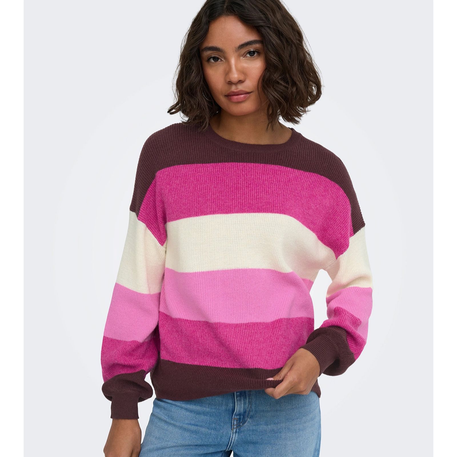 Only Atia Stripe Knitted Jumper