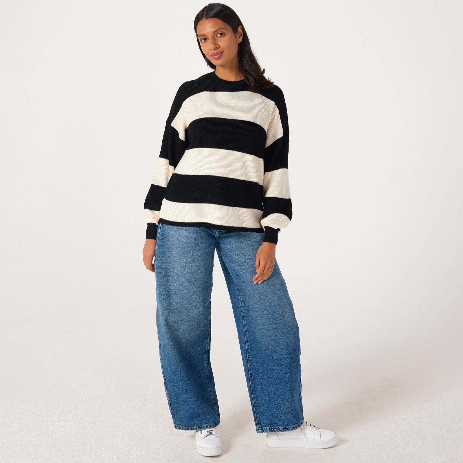 Only Atia Stripe Knitted Jumper