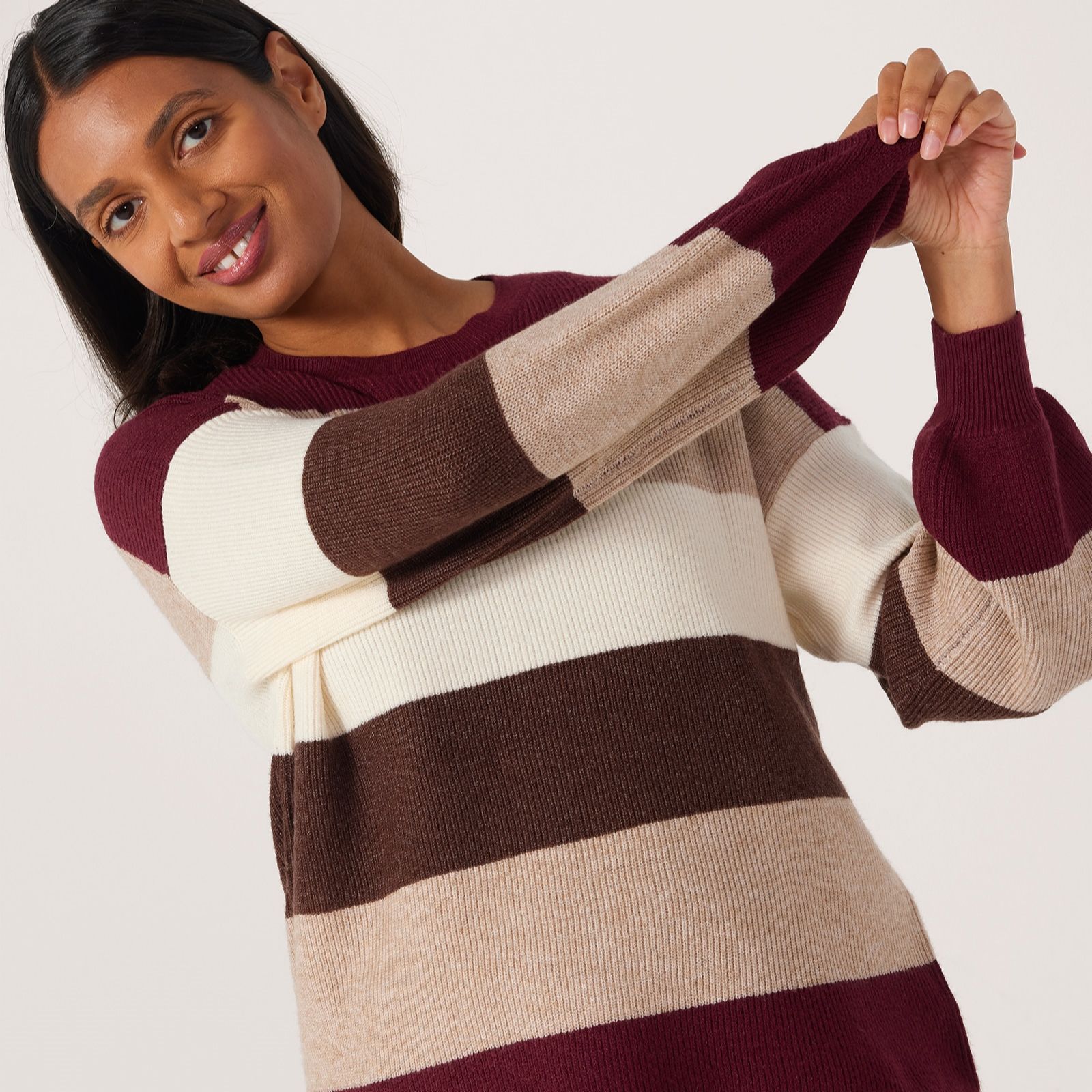 Only Atia Stripe Knitted Jumper