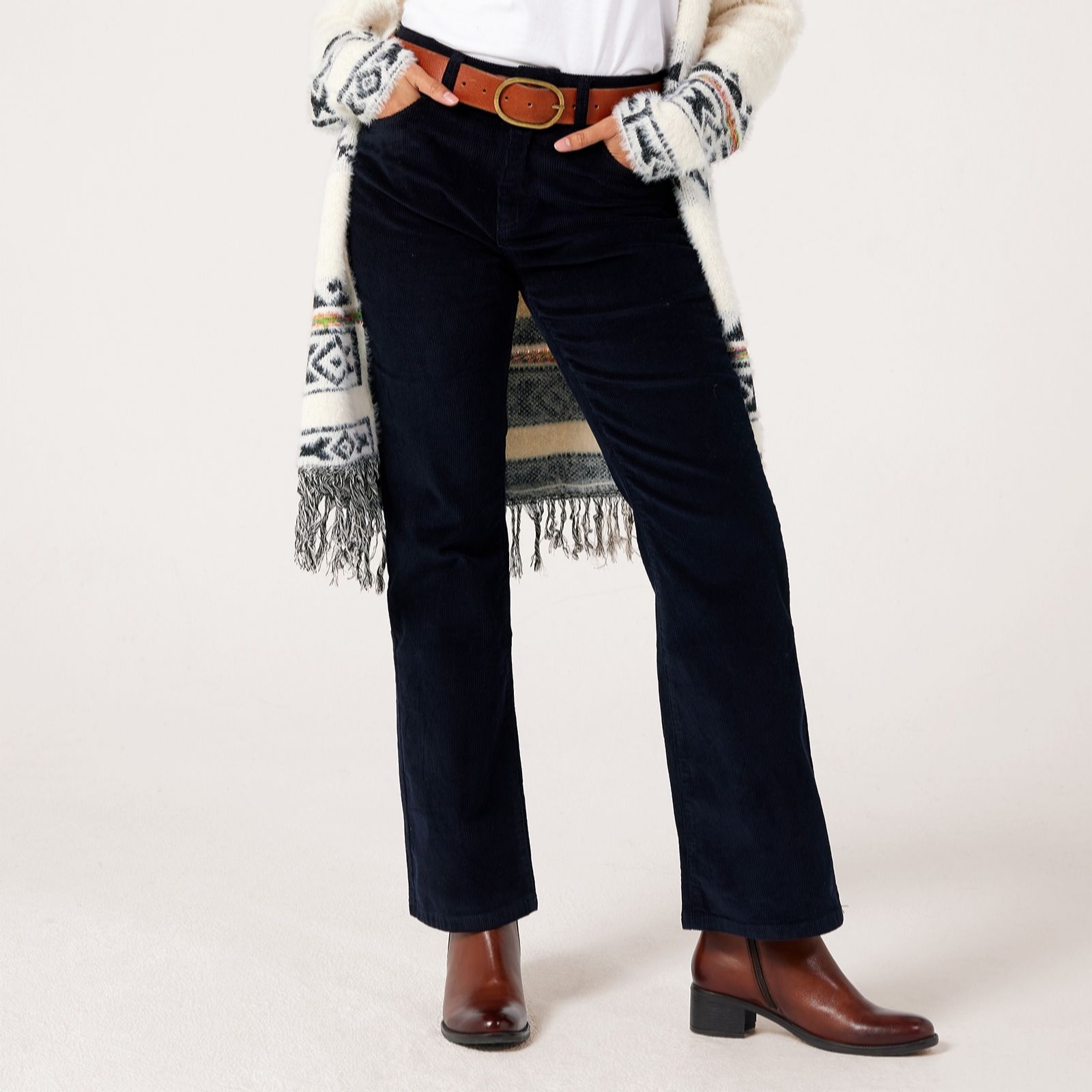 Izabel London Fine Cord Trousers