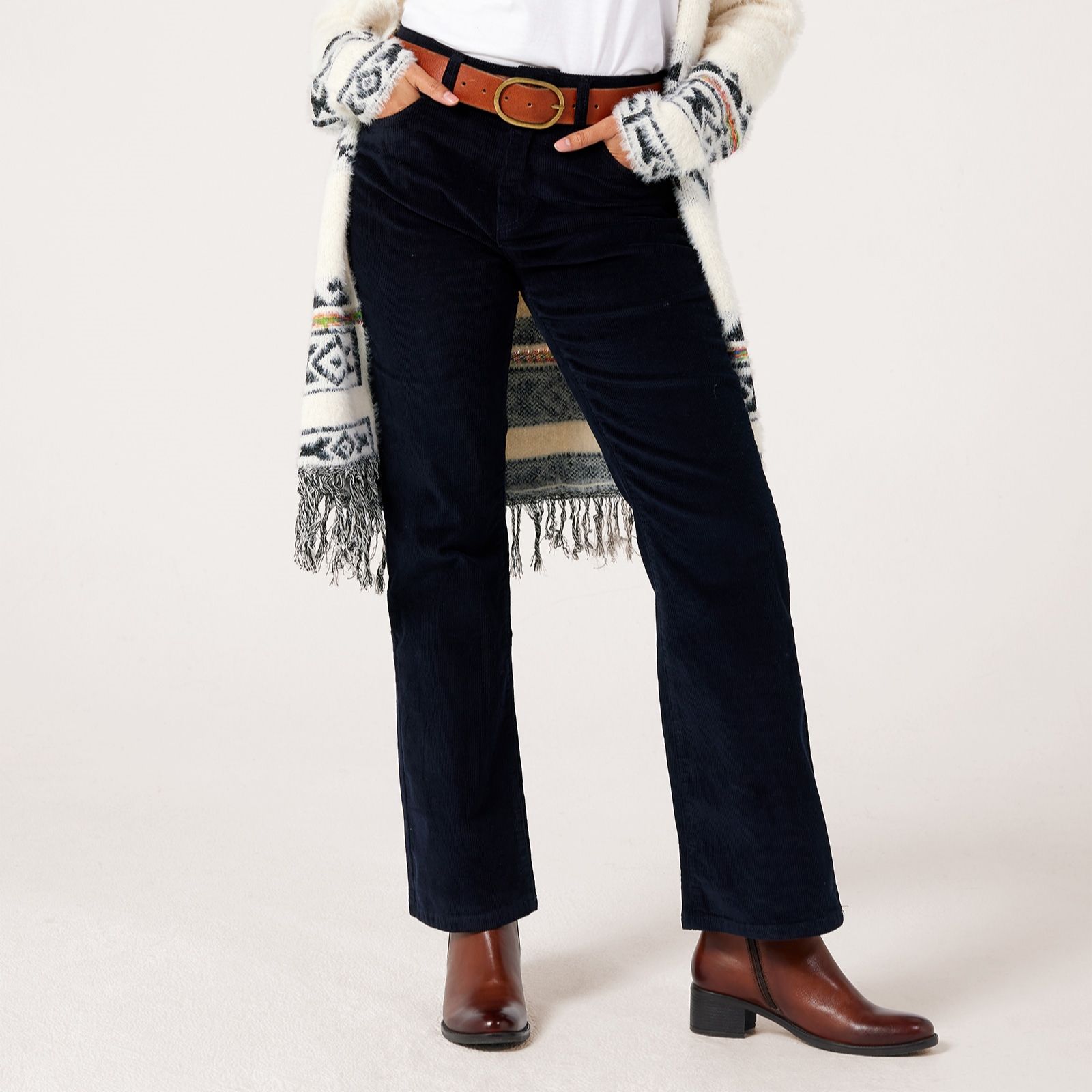Izabel London Fine Cord Trousers
