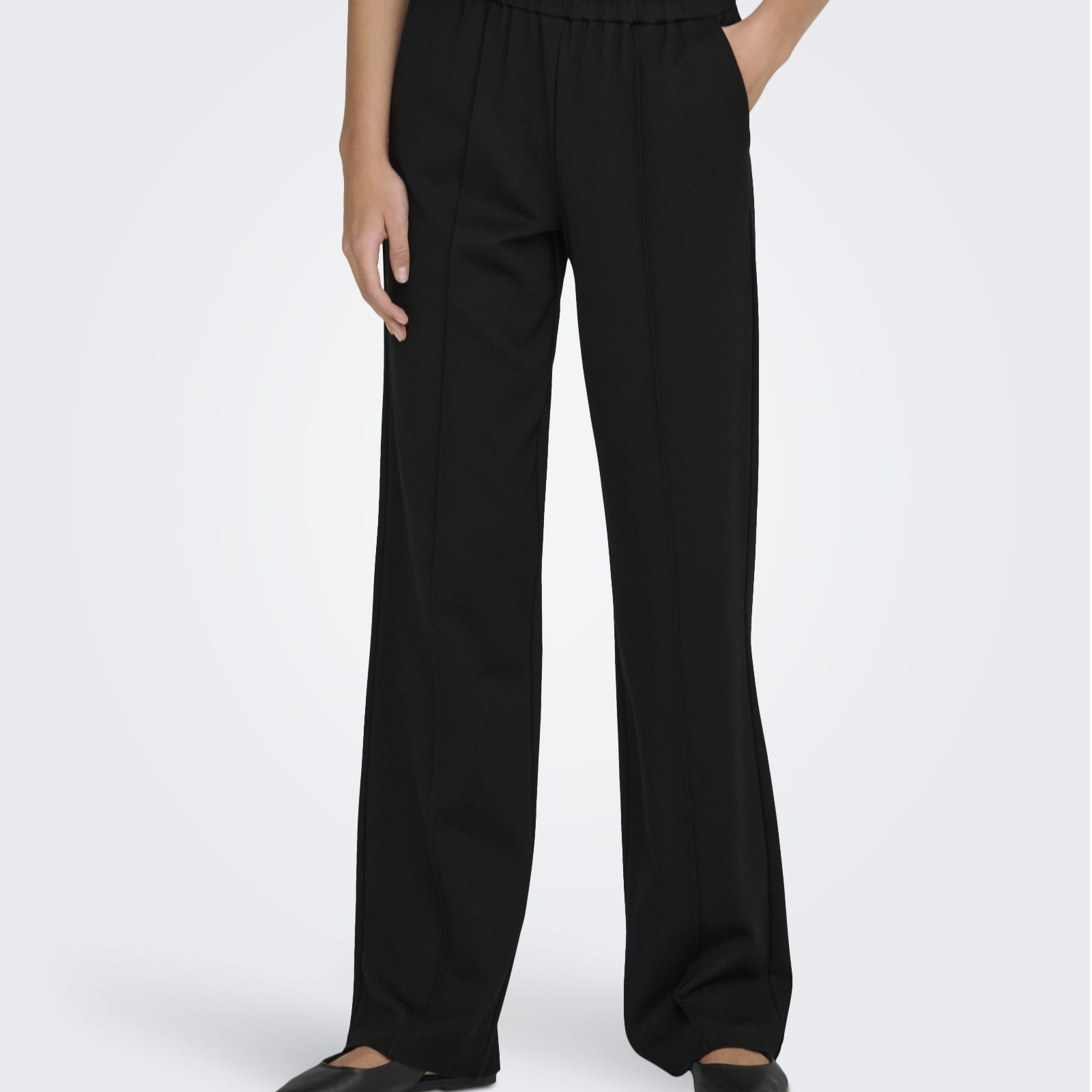 Only Suki Elasticated Waist Straight Leg Trouser