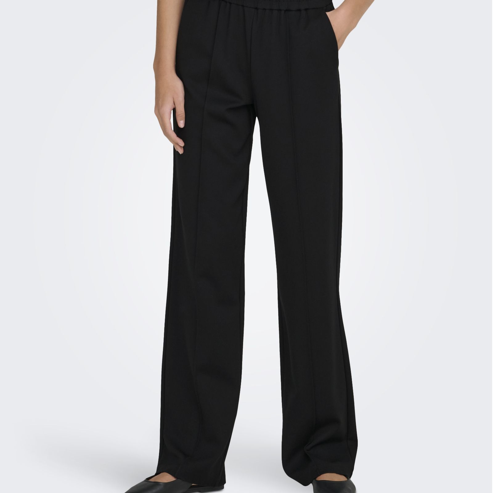 Only Suki Elasticated Waist Straight Leg Trouser