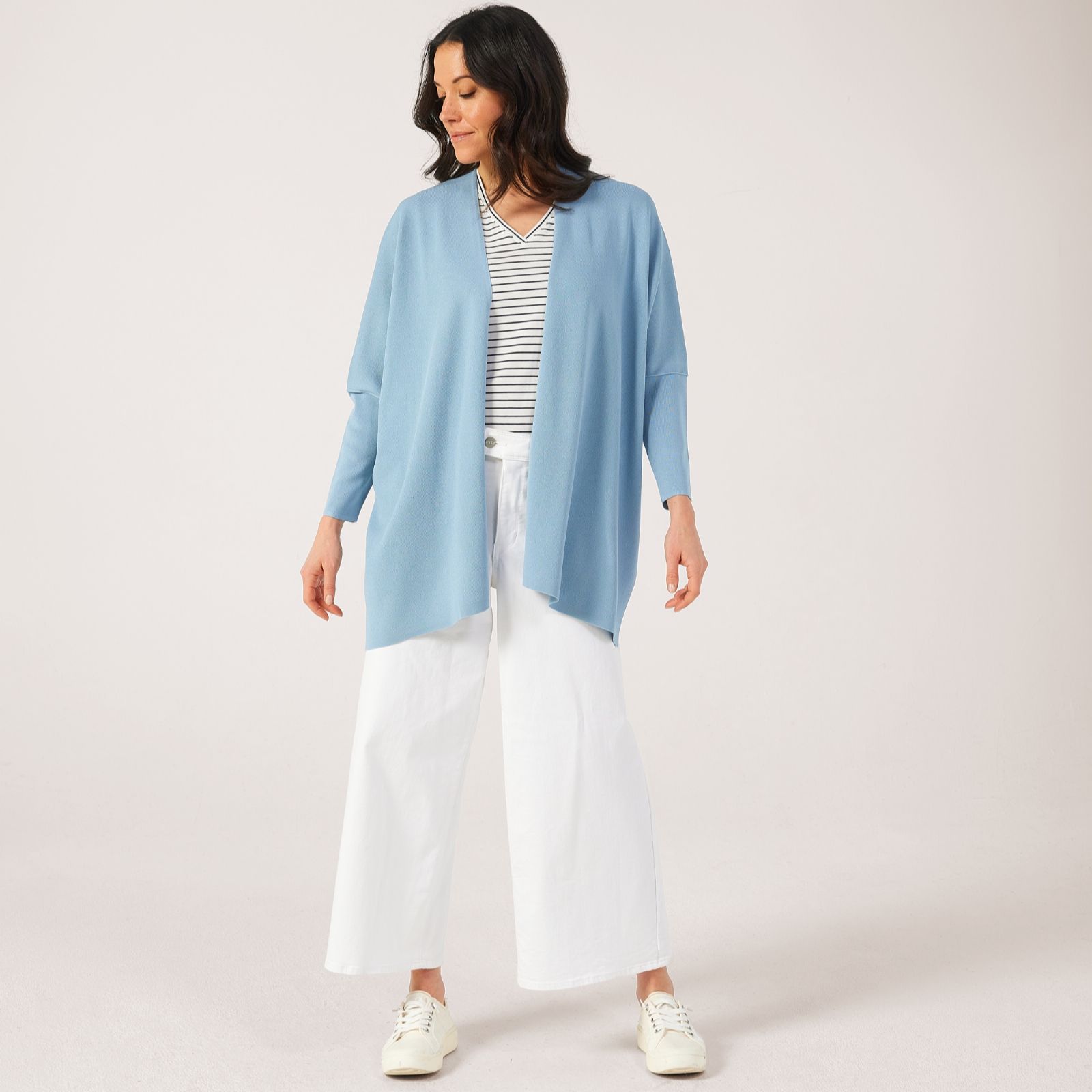 MarlaWynne Layers Unstructured Sweater Knit Cardigan