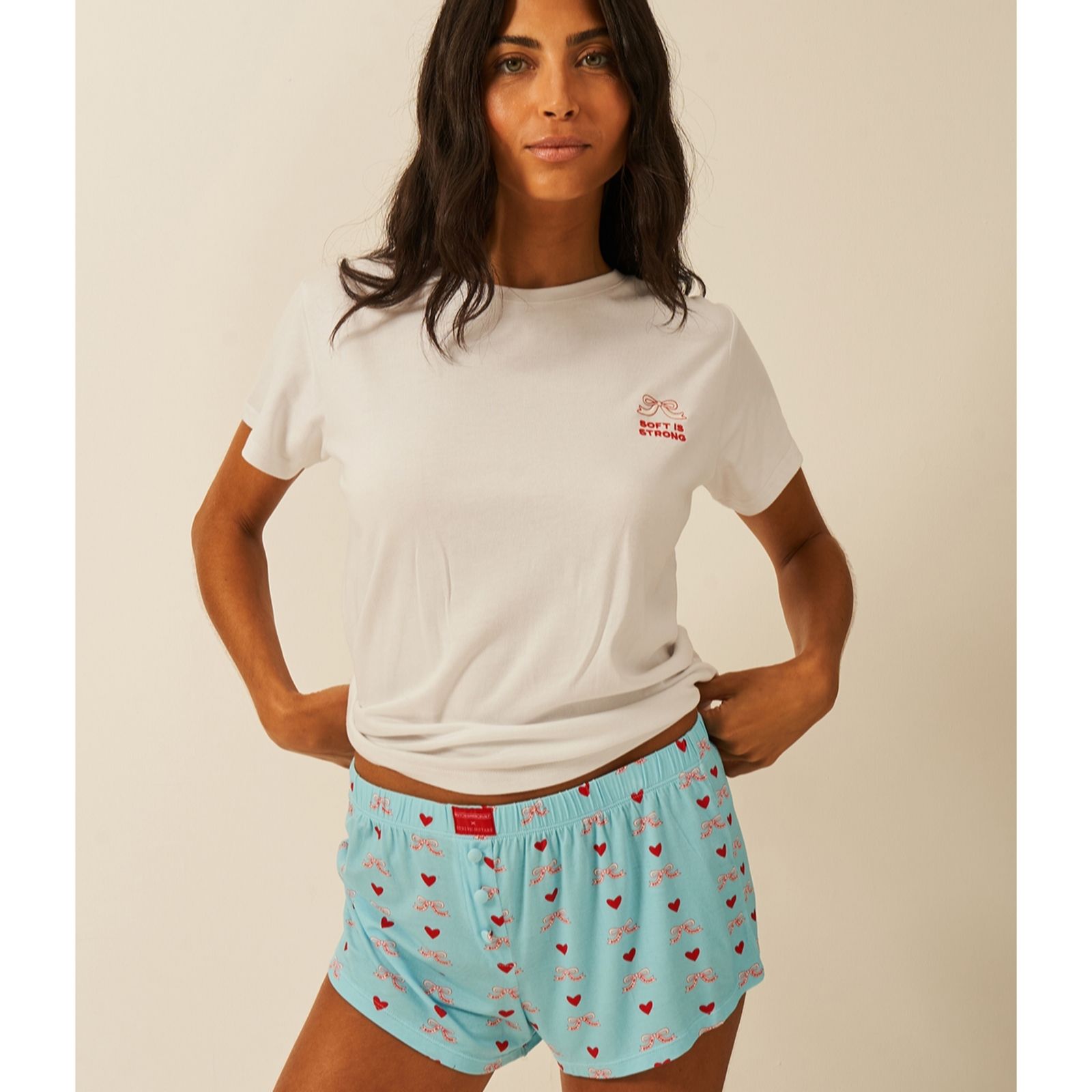 Stripe and Stare Shorts & T-Shirt Set