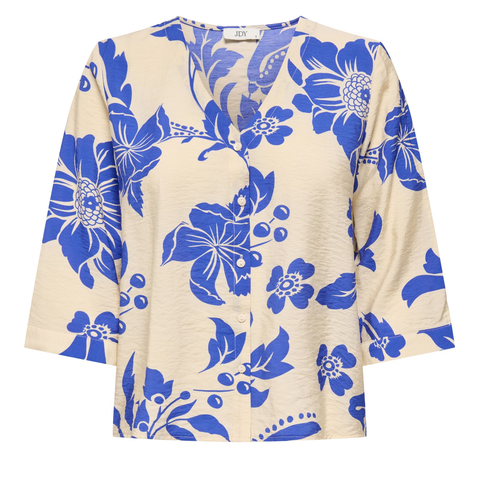 JDY Troya Printed V-Neck Shirt