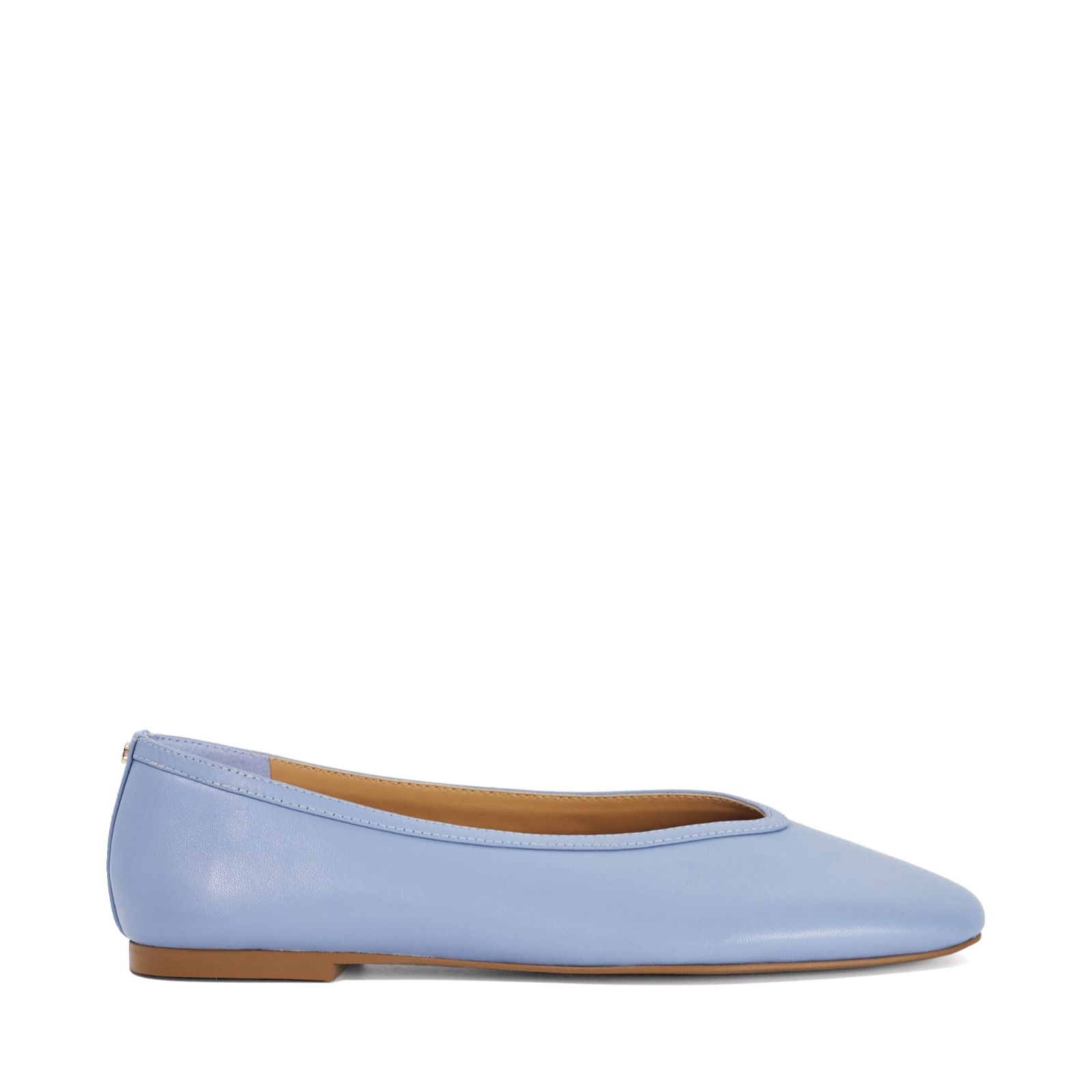 Dune London Hetta Leather Ballet Pump Shoe