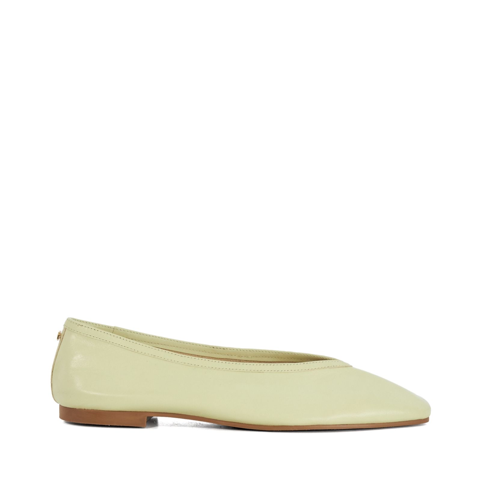 Dune London Hetta Leather Ballet Pump Shoe