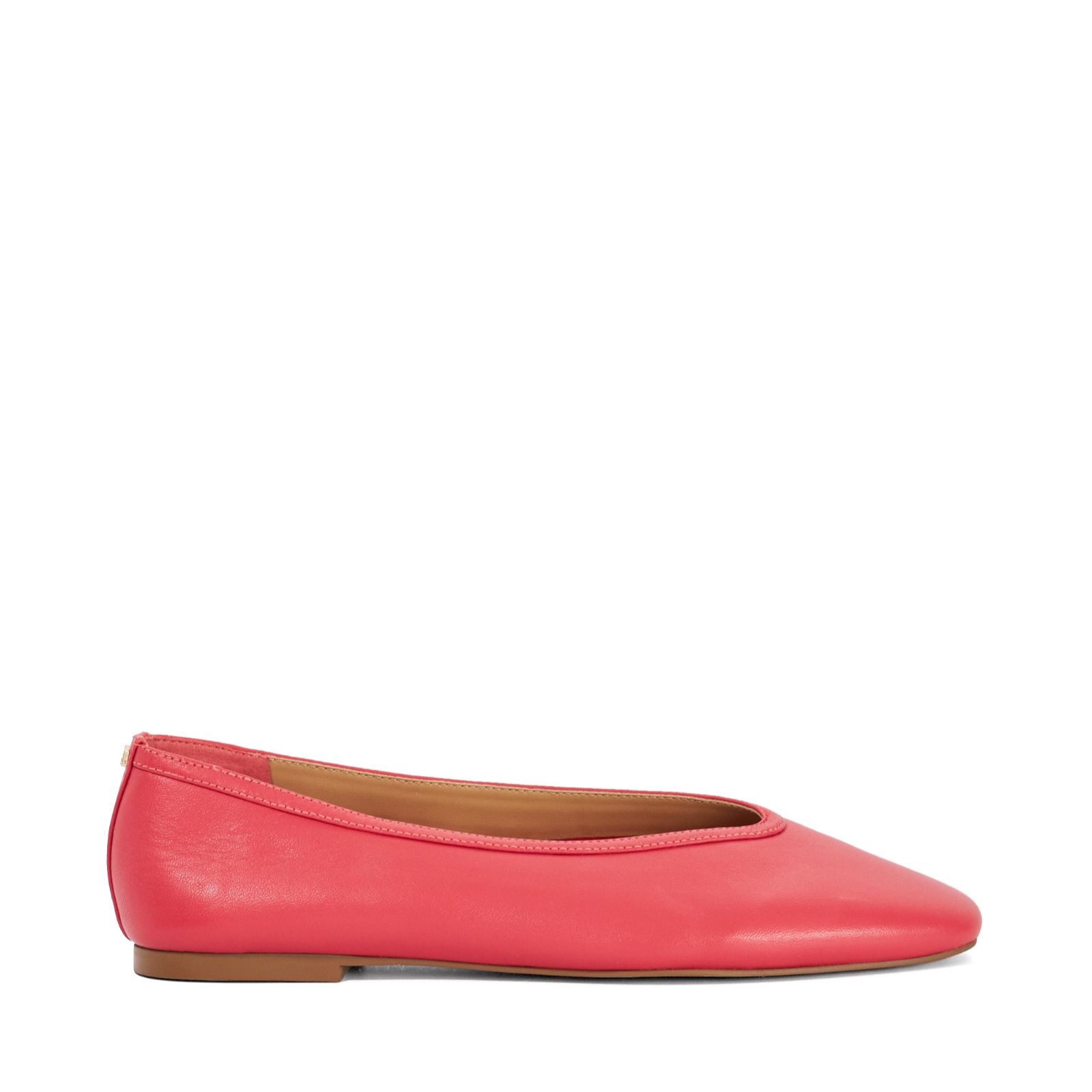 Dune London Hetta Leather Ballet Pump Shoe