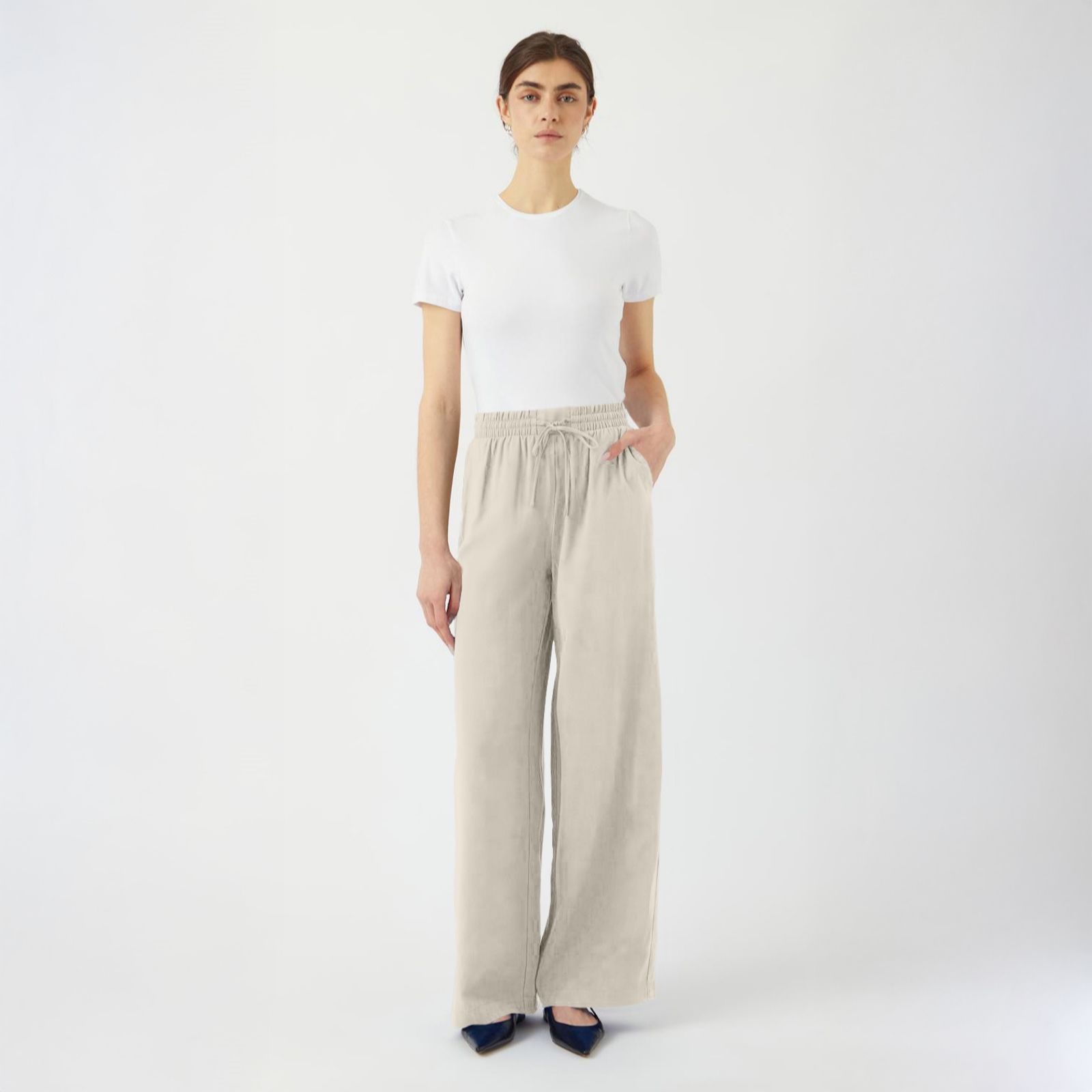 YAS Simple Pull On Trousers